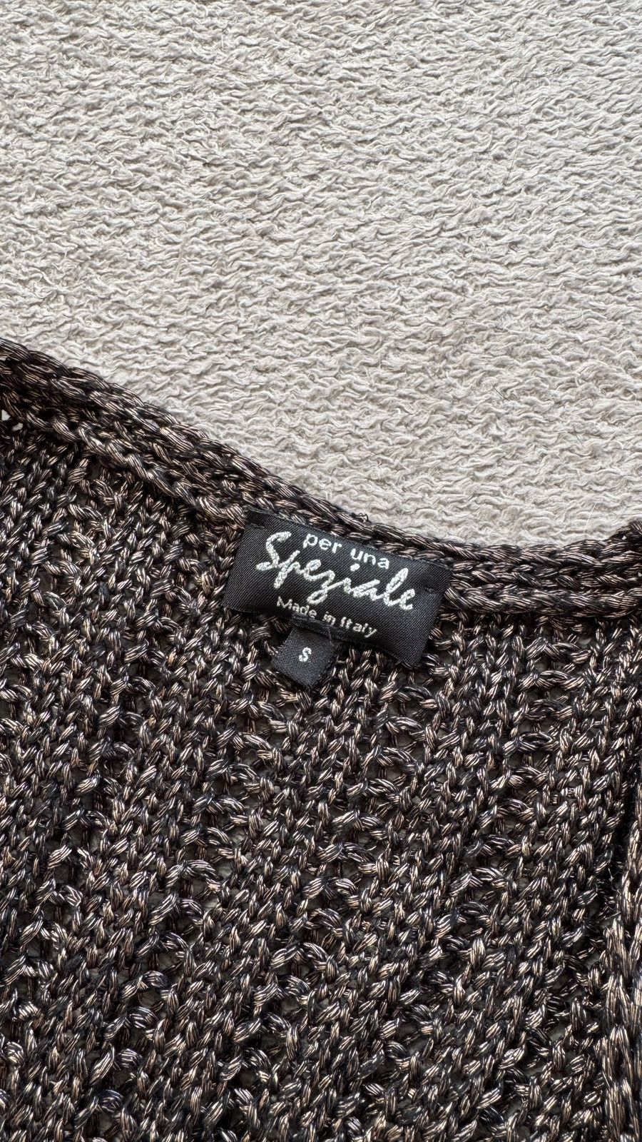 Le Grande Bleu (L.G.B.) Metallic Margiela Rick Owens Yohji LGB Vibe Mesh Cardigan Size M / US 6-8 / IT 42-44 - 5 Thumbnail