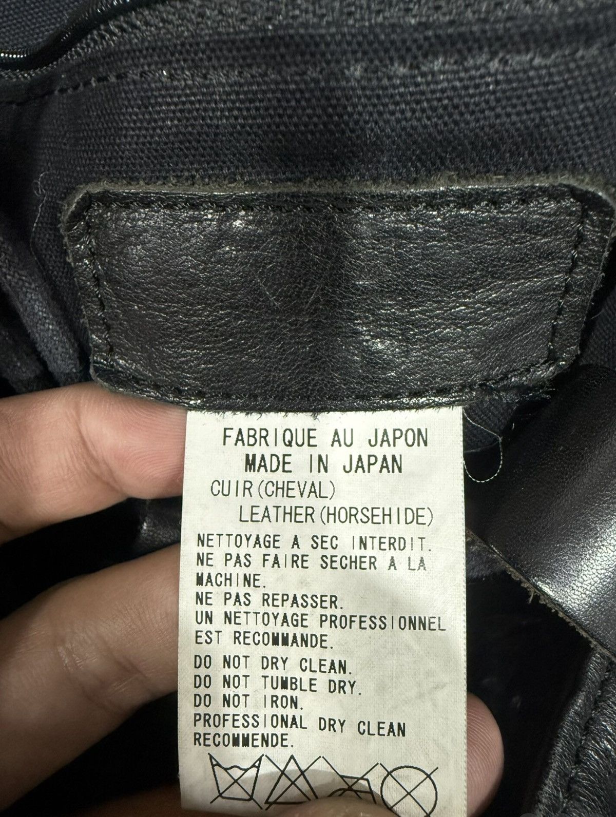 Yohji Yamamoto Yohji Yamamoto Y's Backpack in Horse Leather Size ONE SIZE - 6 Thumbnail