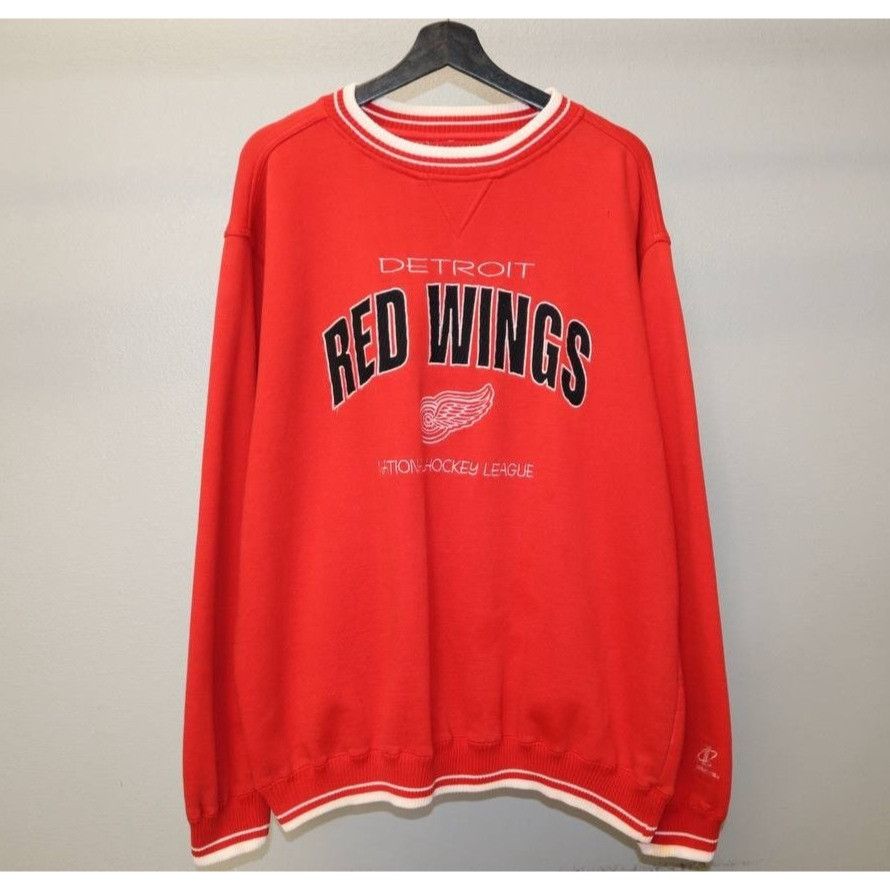 Logo Athletic 90s Logo Athletic Detroit Red Wings Hockey Sweatshirt Men’s Size US XXL / EU 58 / 5 - 1 Thumbnail