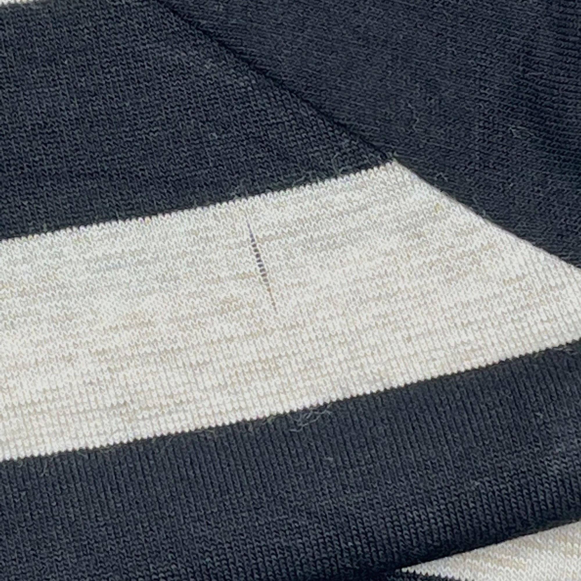 Other Ella Moss 3/4-Sleeve Striped Knit Top Scoop-Neck Casual Blac Size XS / US 0-2 / IT 36-38 - 3 Thumbnail