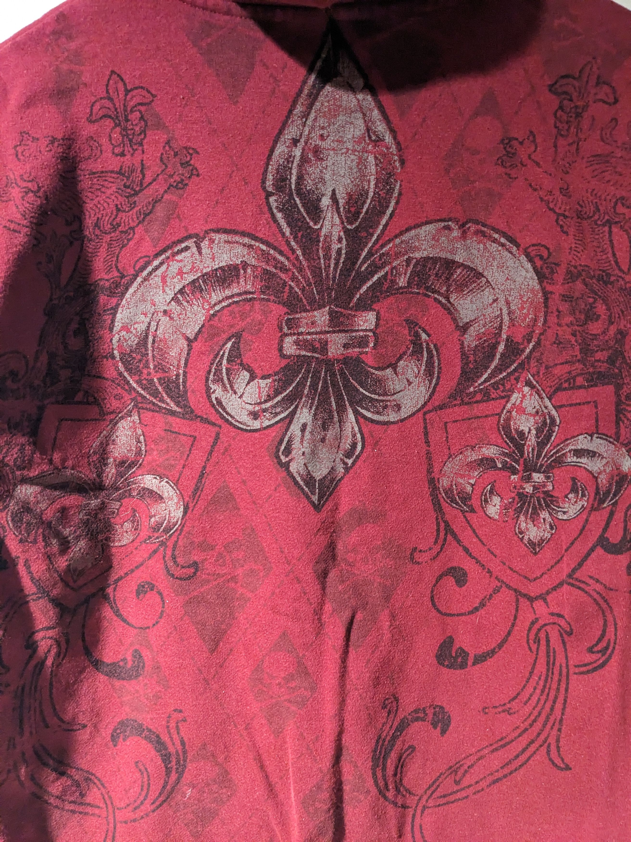 Affliction × Vintage Vintage Y2K Affliction Inspired Rebellion Full Zip Hoodie Size US S / EU 44-46 / 1 - 2 Thumbnail