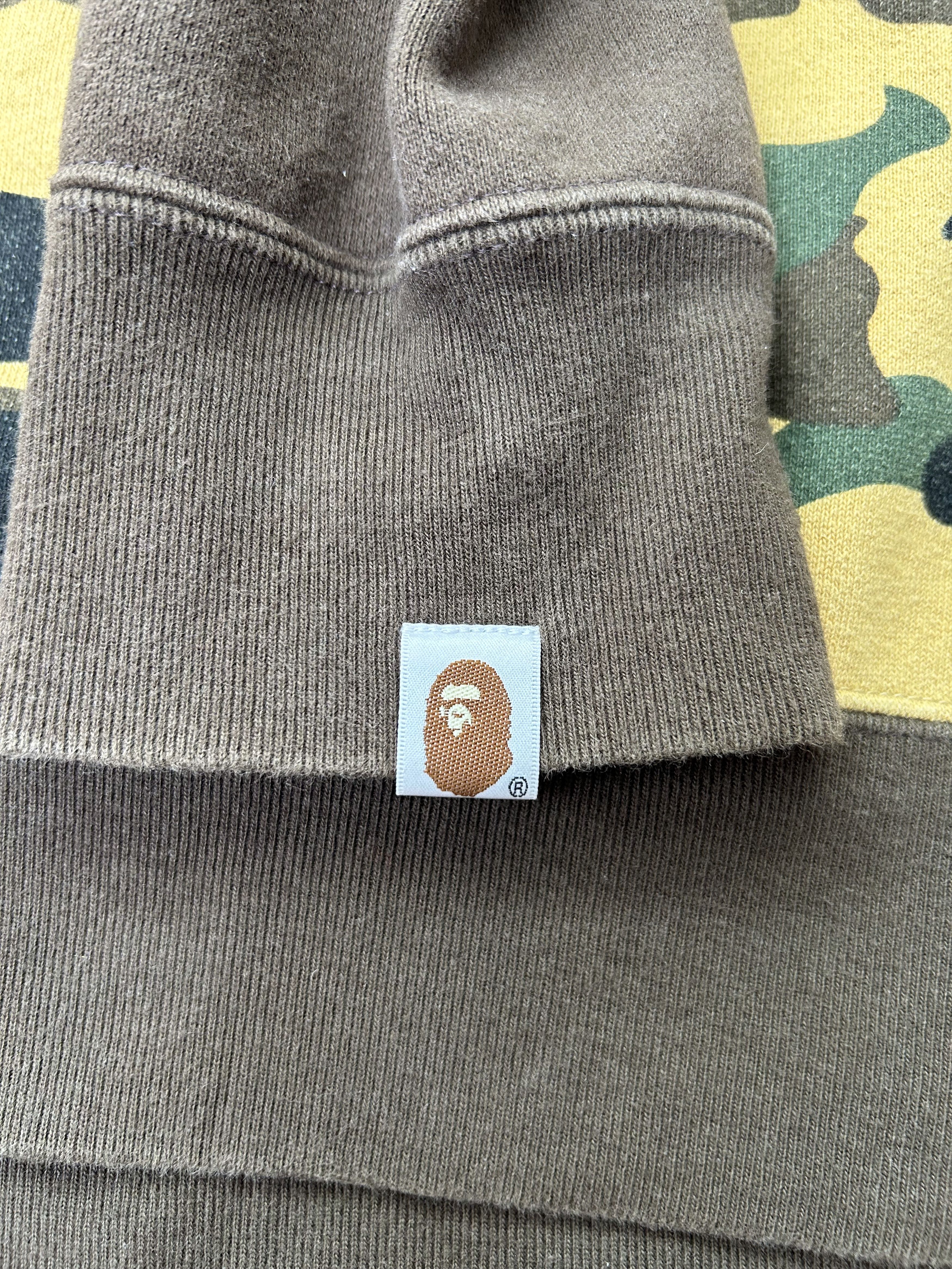 Bape BAPE 1st Camo Crazy College Full Zip Hoodie [Size L] Size US L / EU 52-54 / 3 - 4 Thumbnail