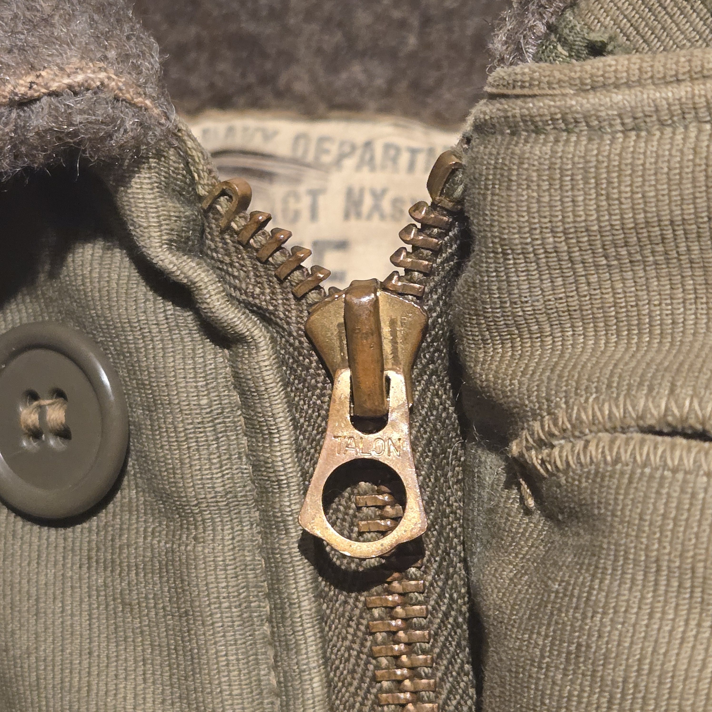 Other Super Rare Vintage 1940s WWII N-1 Deck Jacket Size US S / EU 44-46 / 1 - 6 Thumbnail