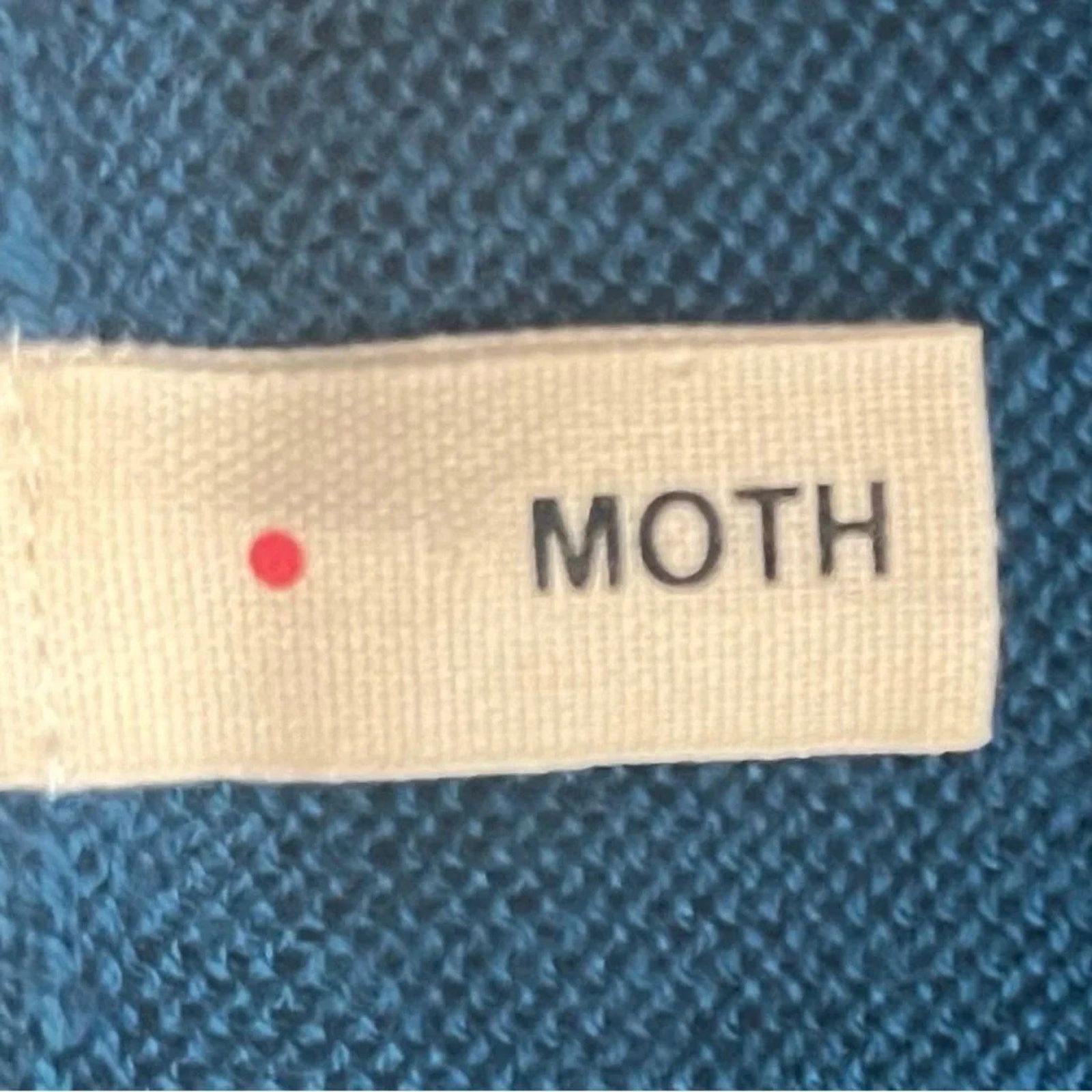 Anthropologie Moth tencel and wool blend full button front cardigan, sz XS Size XS / US 0-2 / IT 36-38 - 3 Thumbnail