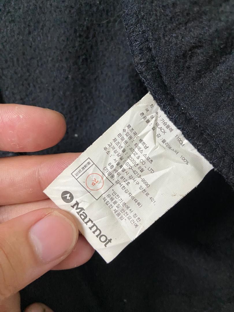 Japanese Brand MARMOT Brand Fleece Zip Up Hooded Jacket (196) Size US M / EU 48-50 / 2 - 4 Thumbnail