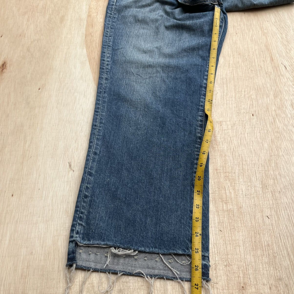 45rpm 45RPM JEANS ASSYMETRICAL BUTTON DISTREESED VINTAGE JAPANESE Size US 31 - 7 Thumbnail