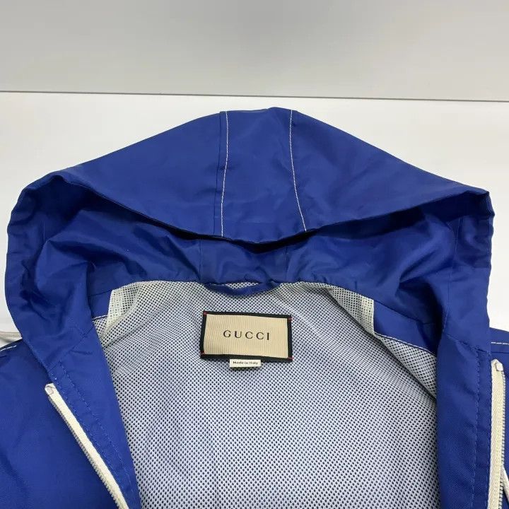 Gucci Gucci Gucci FW21 Blue Lightweight Zip Jacket -2506 Size US M / EU 48-50 / 2 - 4 Thumbnail
