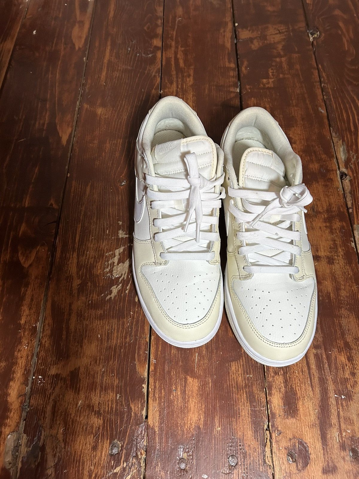 image of Nike Coconut Milk Dunk Lows Size 10 Shoes in White, Men's