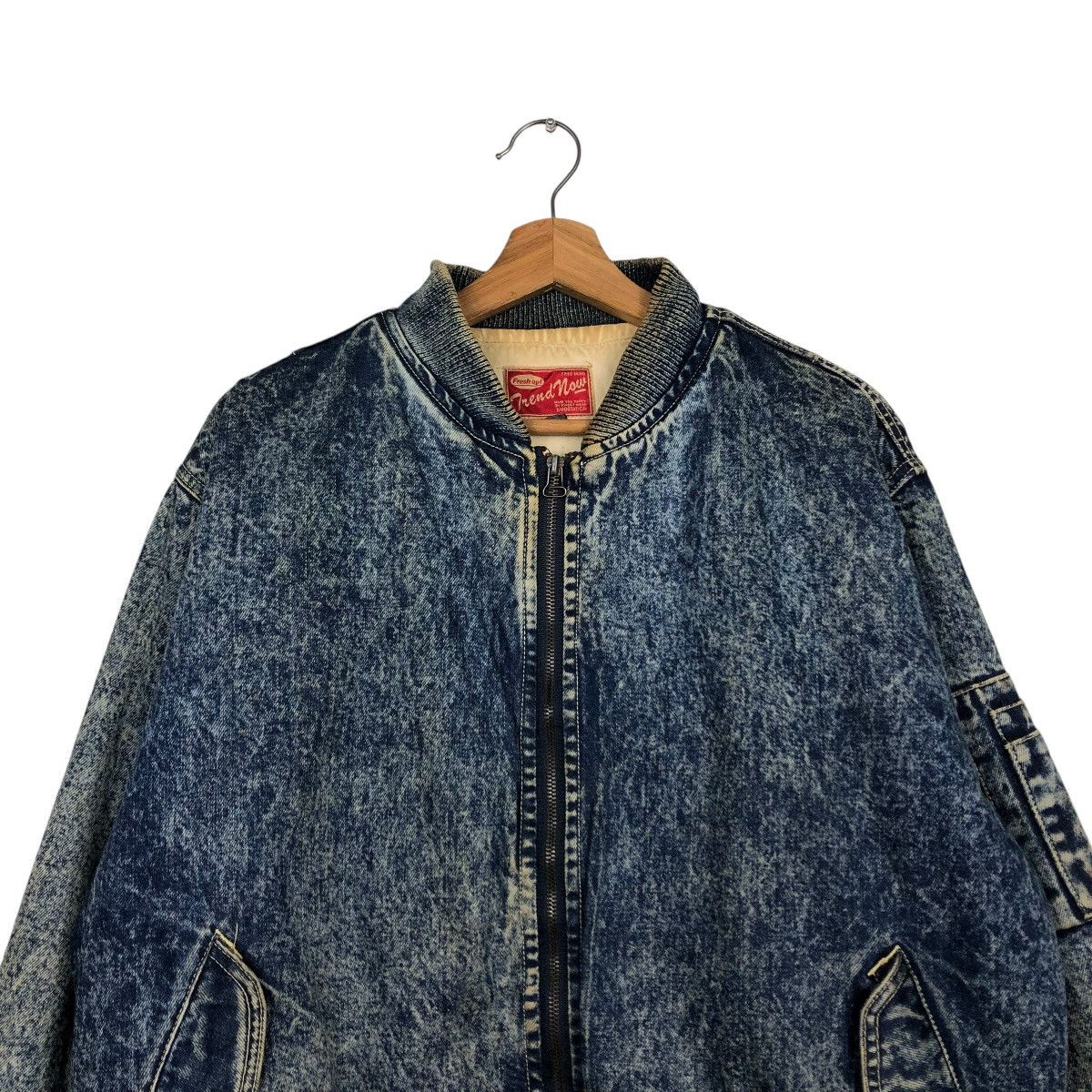 Hysteric Glamour 🔥VINTAGE BOMBER JACKET DENIM MADSTATION BIG LOGO Size US M / EU 48-50 / 2 - 5 Thumbnail