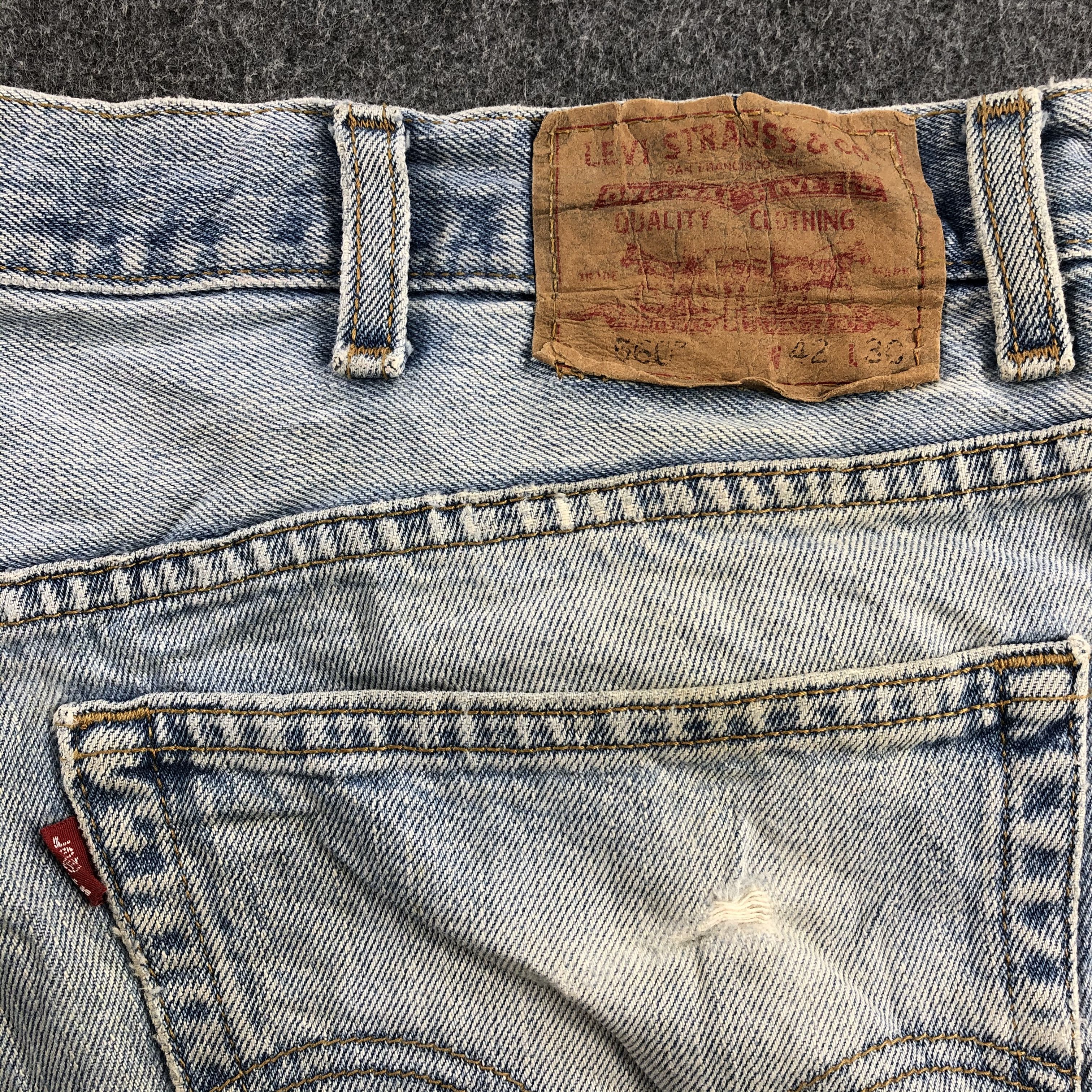Levi's × Vintage Vintage Light Wash Levis 560 Jeans-JM724 Size US 43 - 6 Thumbnail