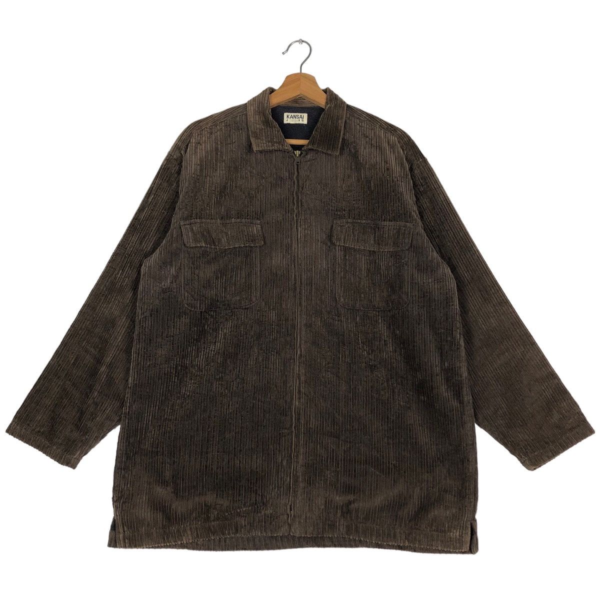 Japanese Brand 🔥90’s Vtg Corduroy Jacket Worker Kansai Yamamoto Japan Size US L / EU 52-54 / 3 - 1 Thumbnail