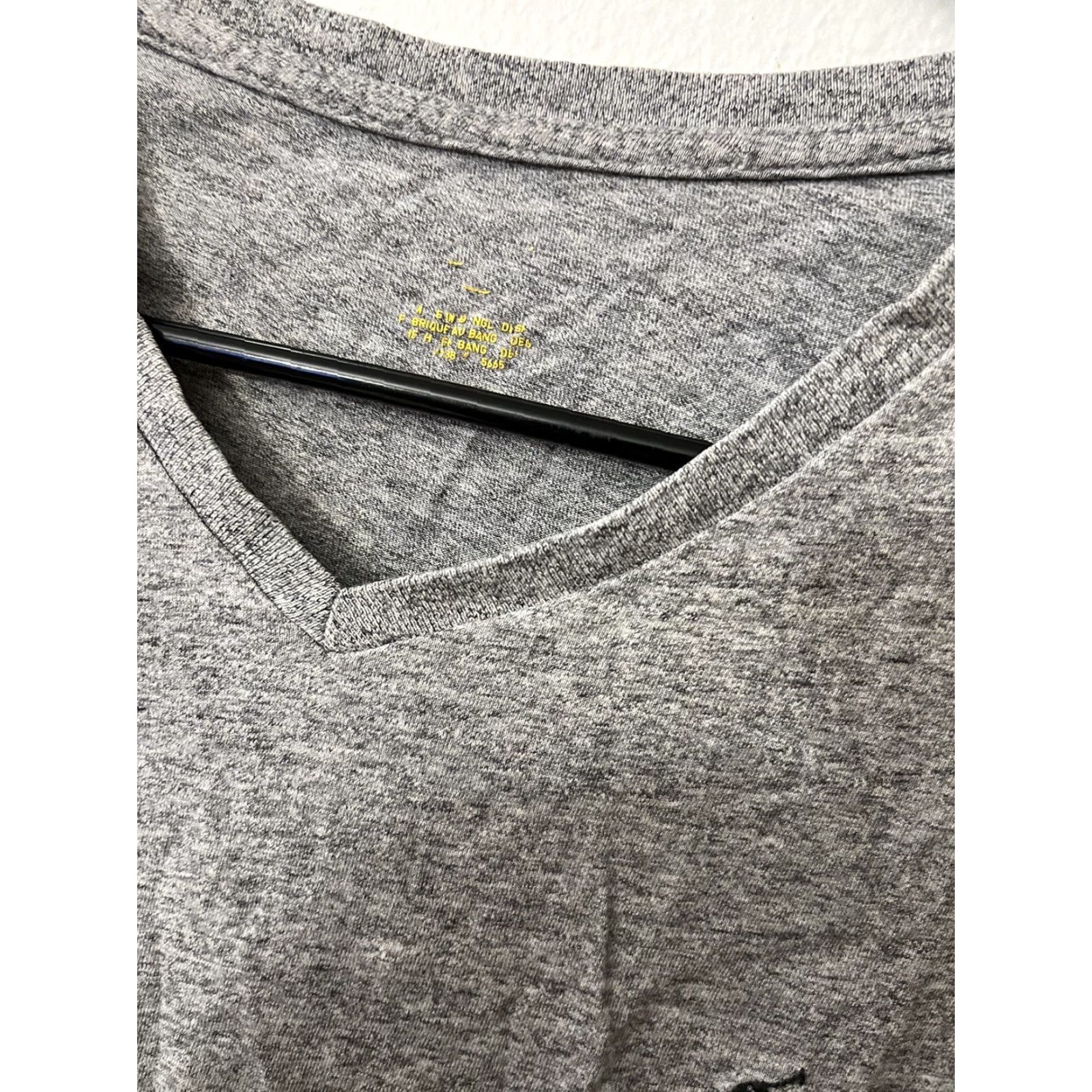 Polo Ralph Lauren Polo Ralph Lauren Shirt Adult Small Gray Short Sleeve V-Neck Tee Classic Mens Size US S / EU 44-46 / 1 - 2 Thumbnail