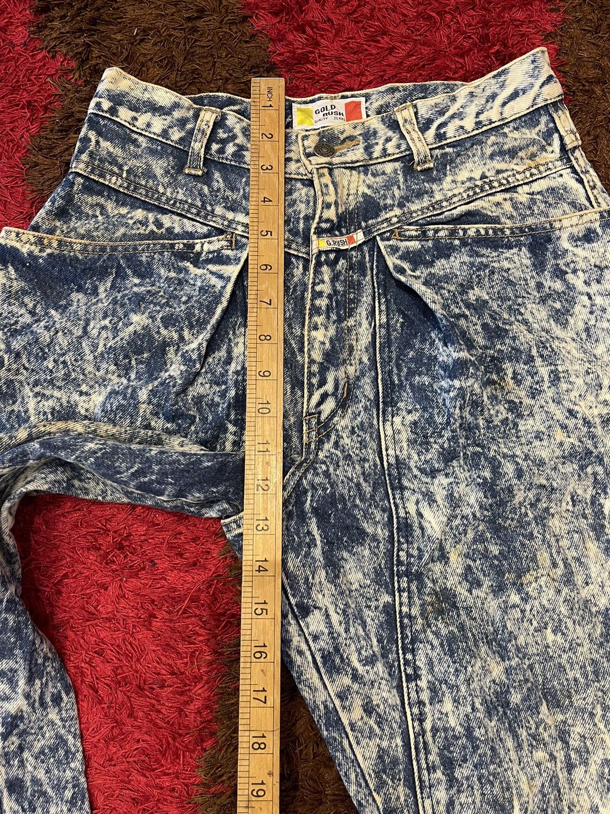 Japanese Brand Jeans Gold Rush Distressed Denim Size 28’ Size US 28 / EU 44 - 13 Thumbnail
