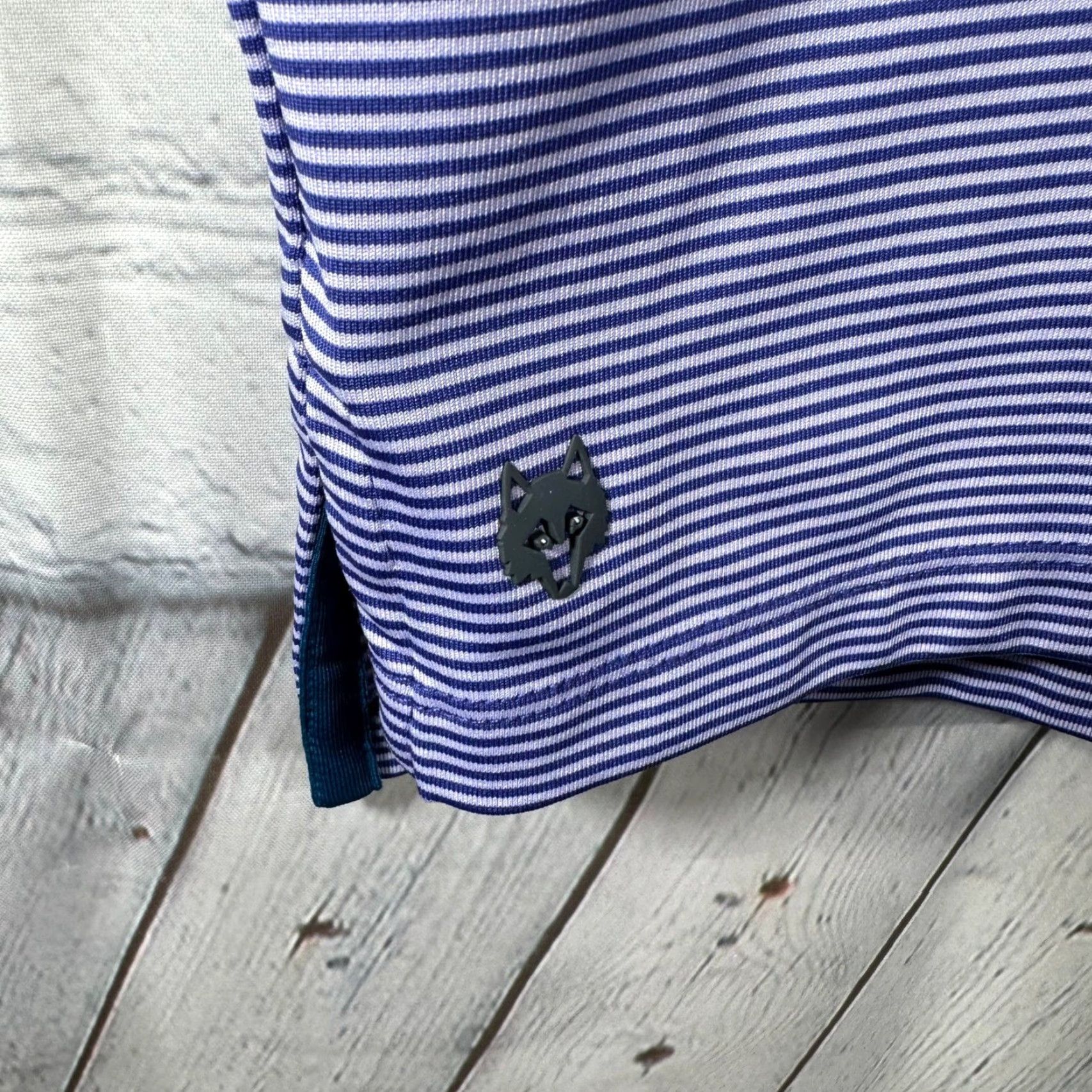 Vintage Greyson Polo Shirt Short Sleeve Purple White Striped Golf Size L Mens Size US L / EU 52-54 / 3 - 5 Thumbnail
