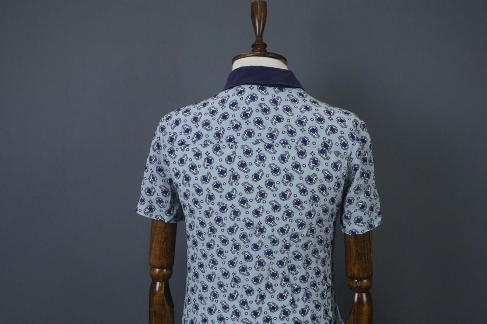 Designer Claudie Pierlot Multicolor Floral Silk Shirt Dress Size 36 Size M / US 6-8 / IT 42-44 - 9 Thumbnail