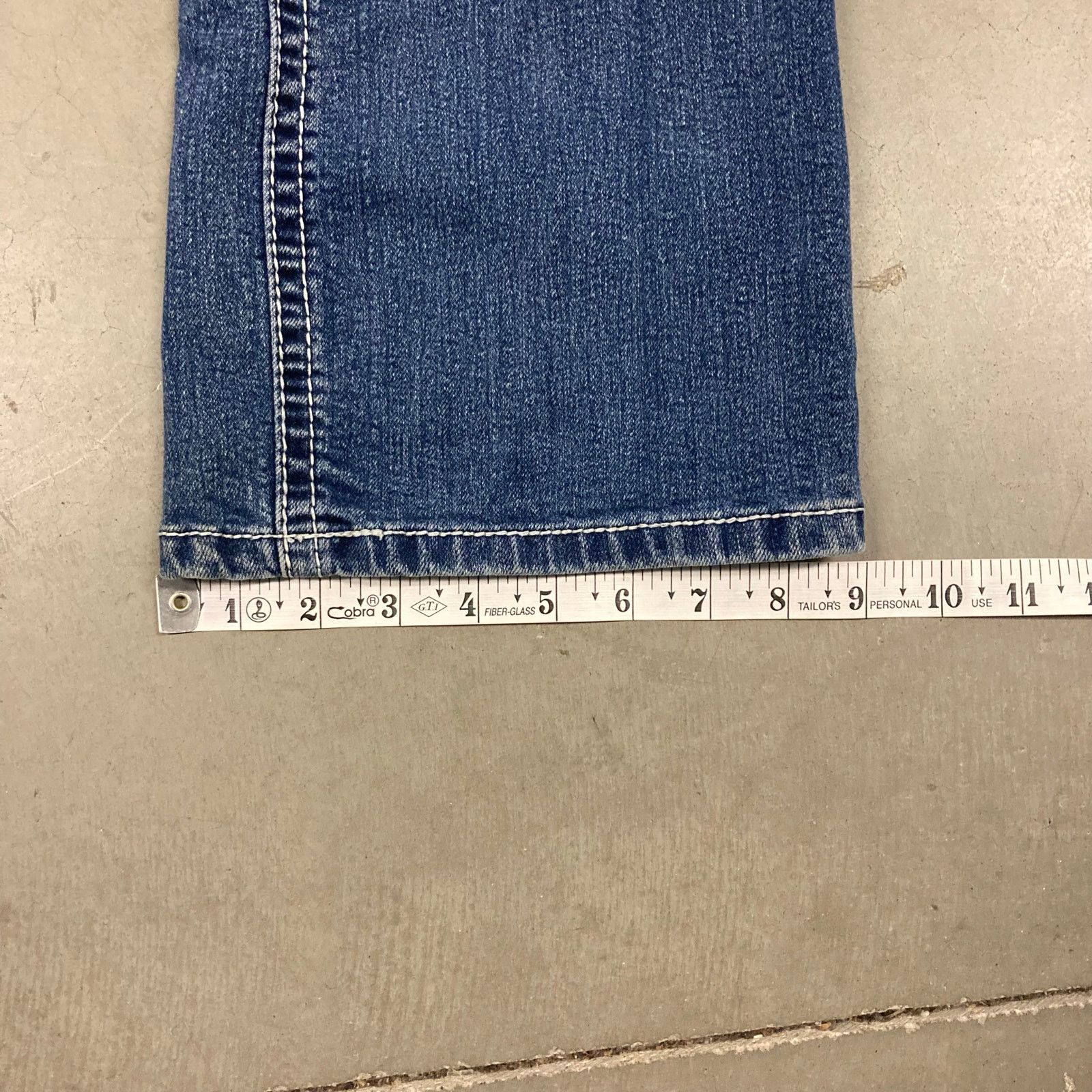 Vintage y2k zco low rise bootcut Jeans 35x31 Size US 35 - 4 Thumbnail