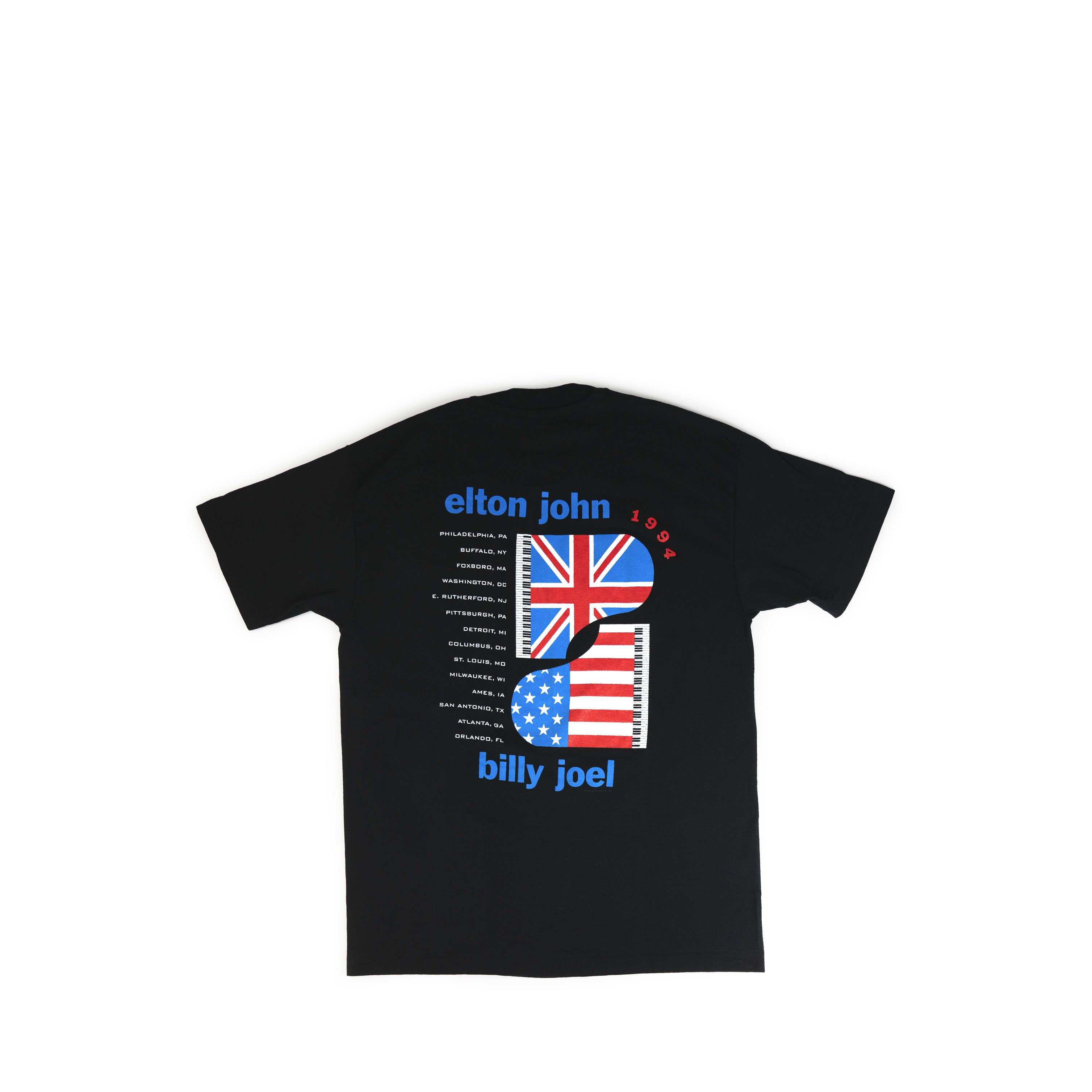Band Tees Vintage 1994 Elton John 1994 Tour Tee Shirt Size US XL / EU 56 / 4 - 2 Thumbnail
