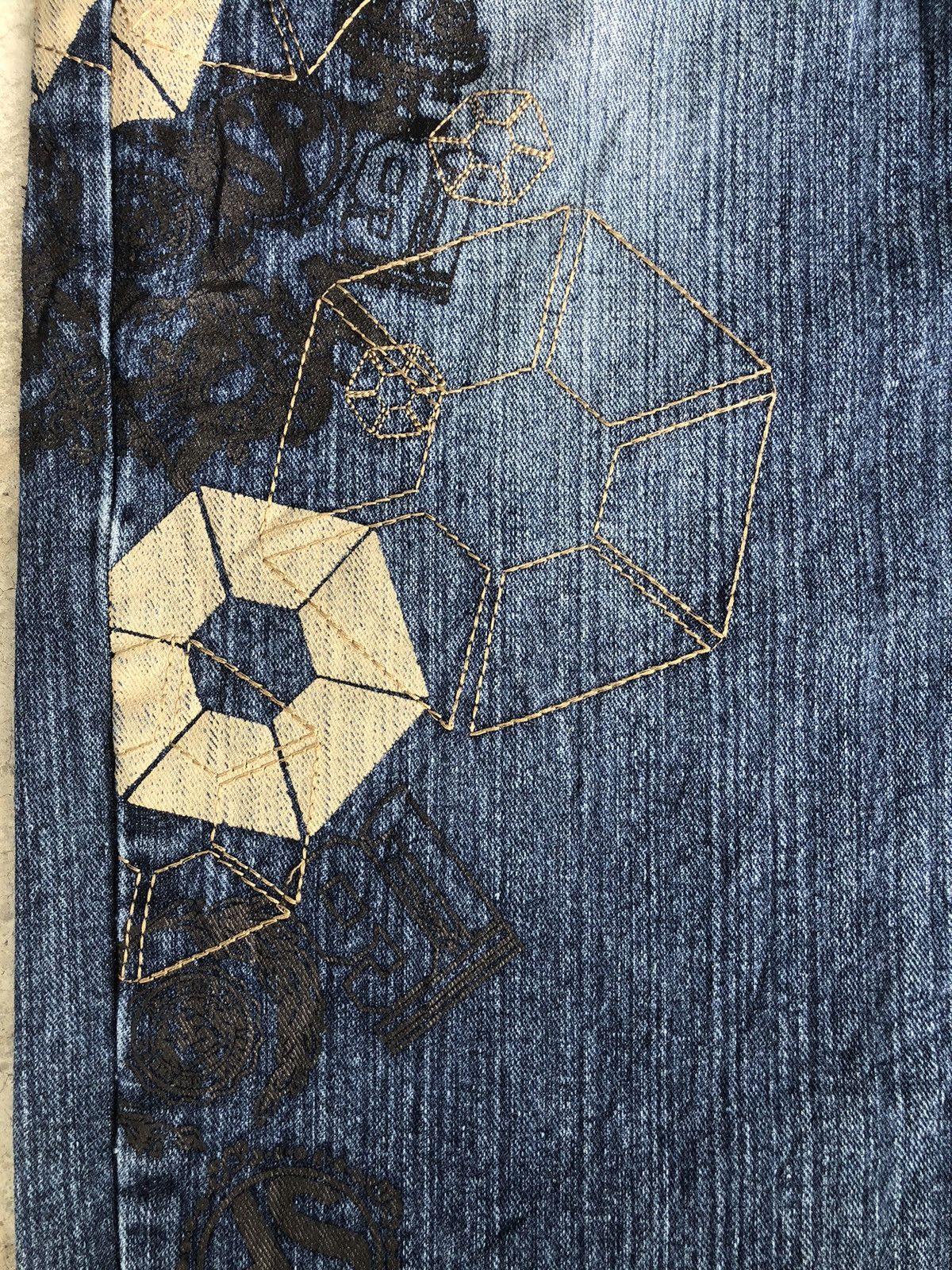 Southpole Vintage Southpole Embroidered Jeans Distressed Jeans Size US 32 / EU 48 - 16 Thumbnail