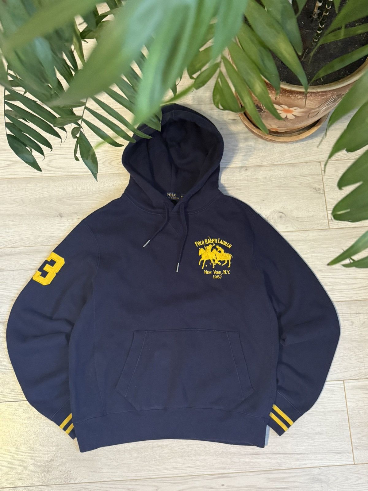Polo Ralph Lauren Polo Ralph Lauren Rugby Hoodie New York USA Size US M / EU 48-50 / 2 - 1 Thumbnail