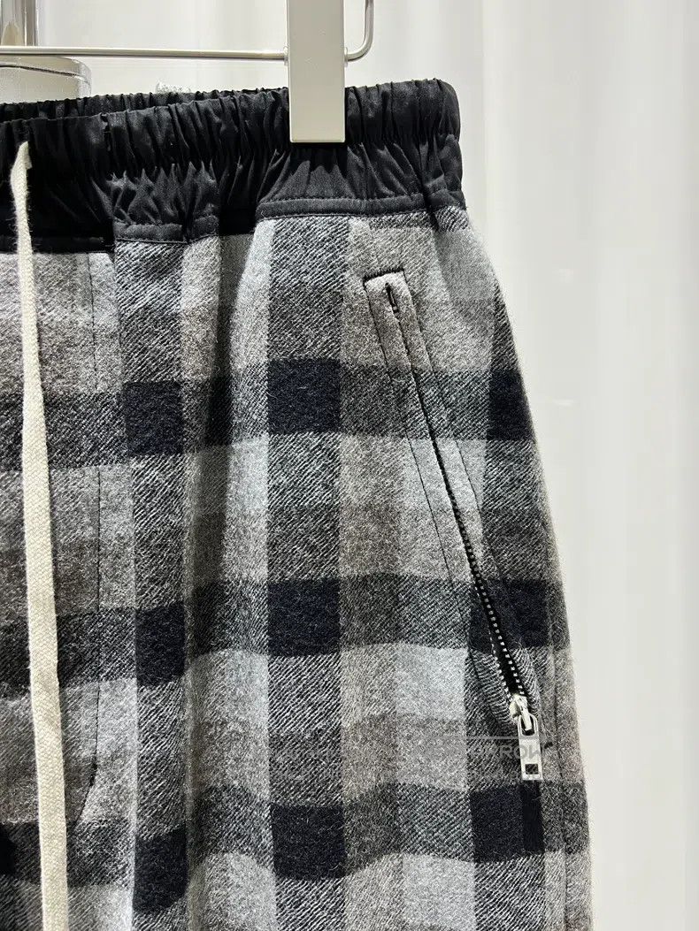 Rick Owens Rick Owens FW19 Wool Flannel Plaid Pants Size US 38 / EU 54 - 2 Thumbnail