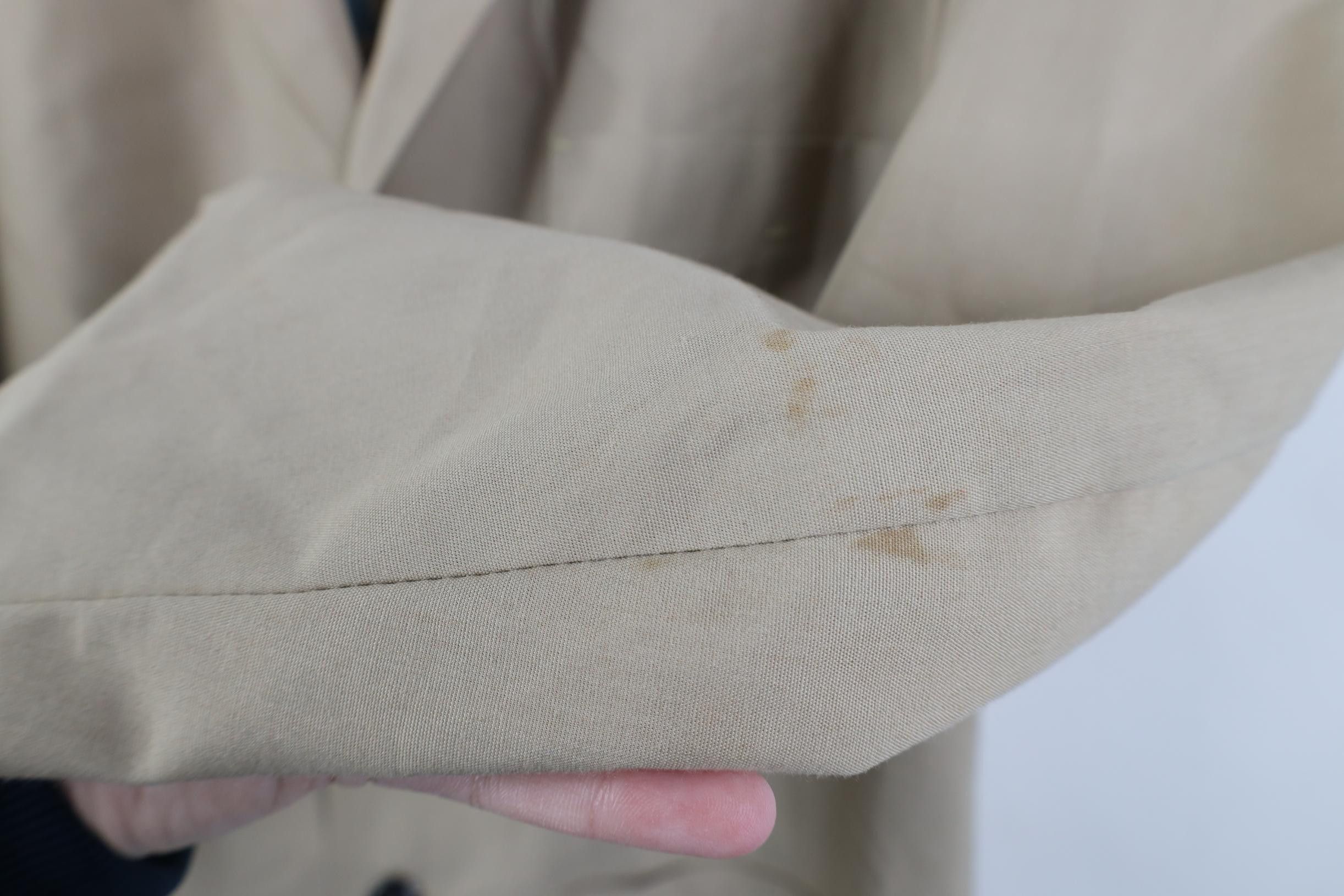 Vintage Vintage 60s 70s Button Work Suit Blazer Jacket Beige USA Size XS / US 0-2 / IT 36-38 - 13 Thumbnail
