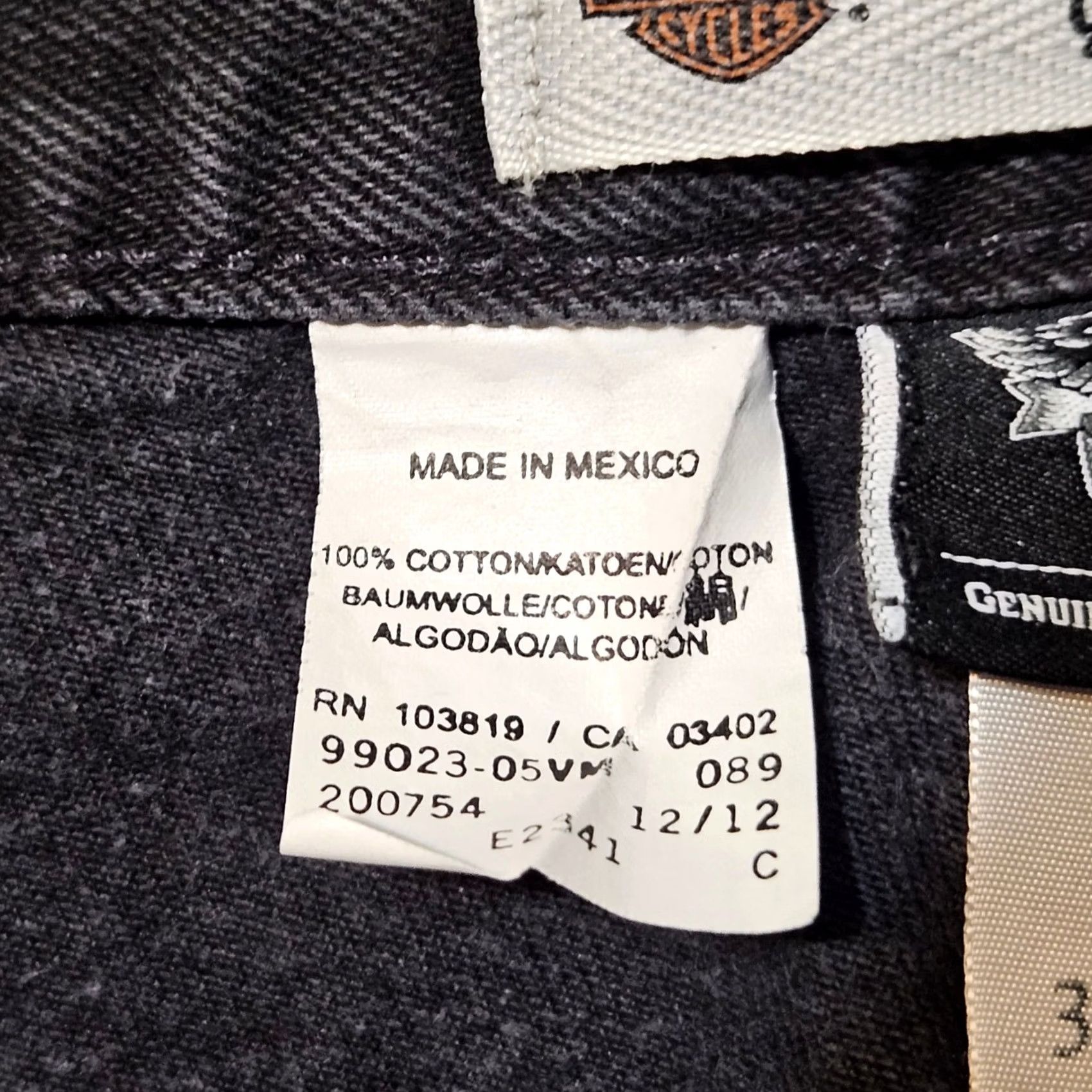 Harley Davidson - Incorporating "Harley Davidson" and "Jeans" directly Size US 38 / EU 54 - 5 Thumbnail