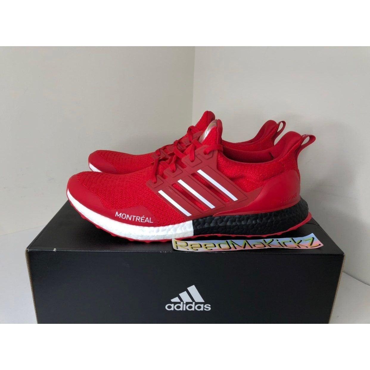 image of Adidas Ultra Boost Dna Montreal Red Mens 11.5Us Shoes