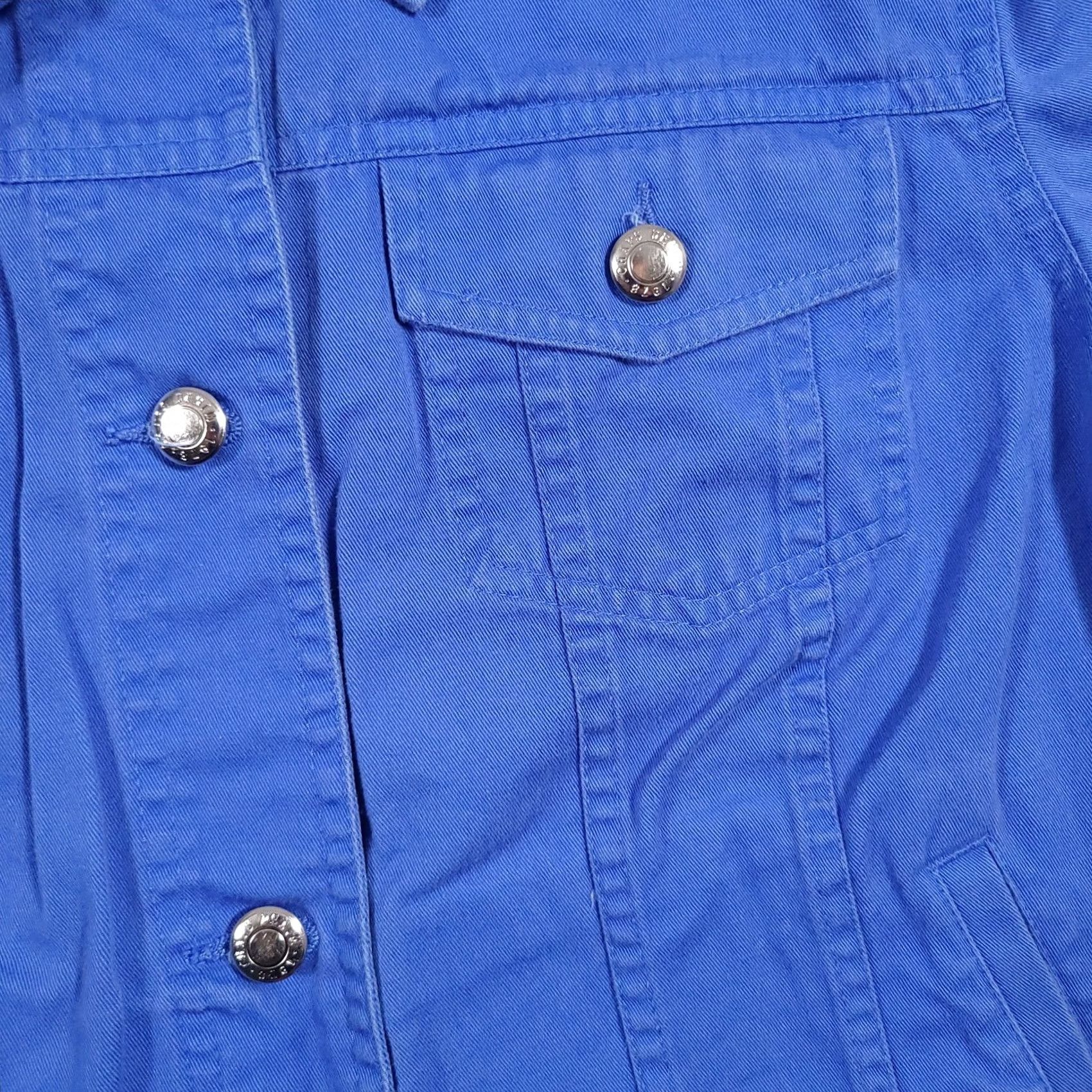 Chaps Chaps Denim Jean Jacket Women's Medium Blue Button Flap Pockets Classic Jacket Men? Wait. Size 32" / US 10 / IT 46 - 4 Thumbnail