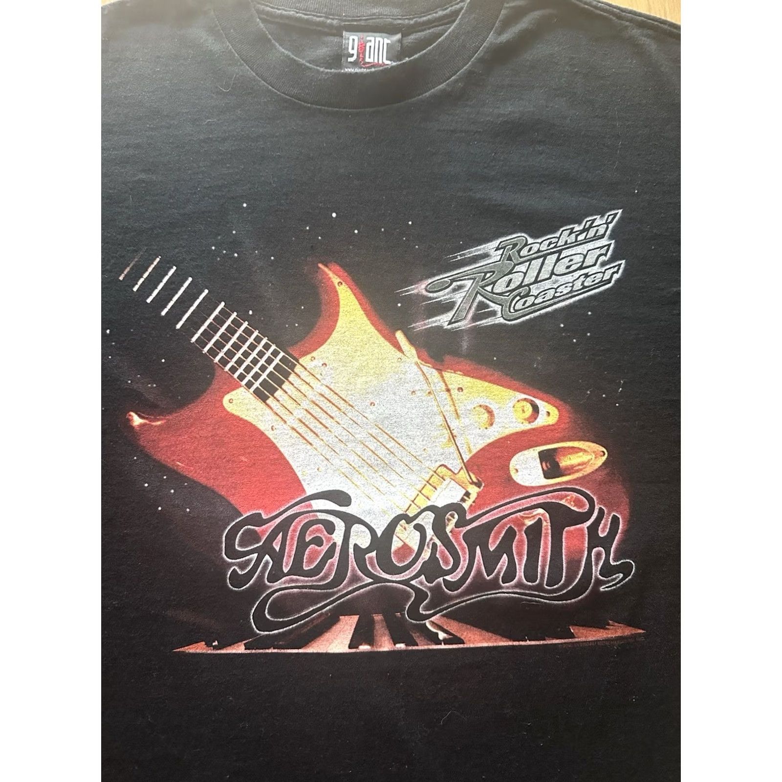 Aerosmith VINTAGE Giant Rock N Roller Coaster Tee XL Disney MGM Studios Aerosmith Shirt Men Size US XL / EU 56 / 4 - 2 Thumbnail