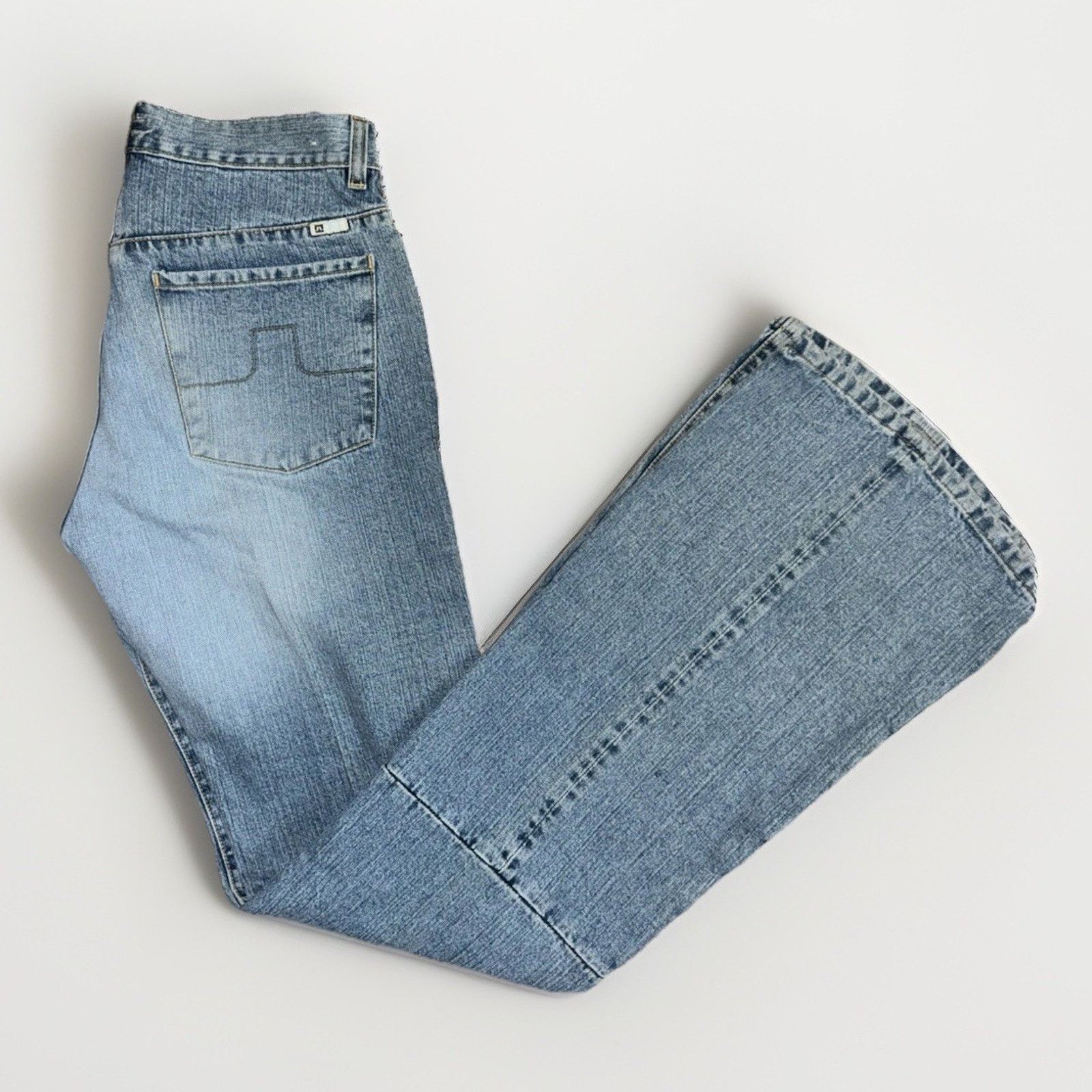 J.Lindeberg × Vintage J.Lindeberg Men’s Flared Stone Wash Jeans Y2K Vintage Denim Size US 32 / EU 48 - 5 Thumbnail