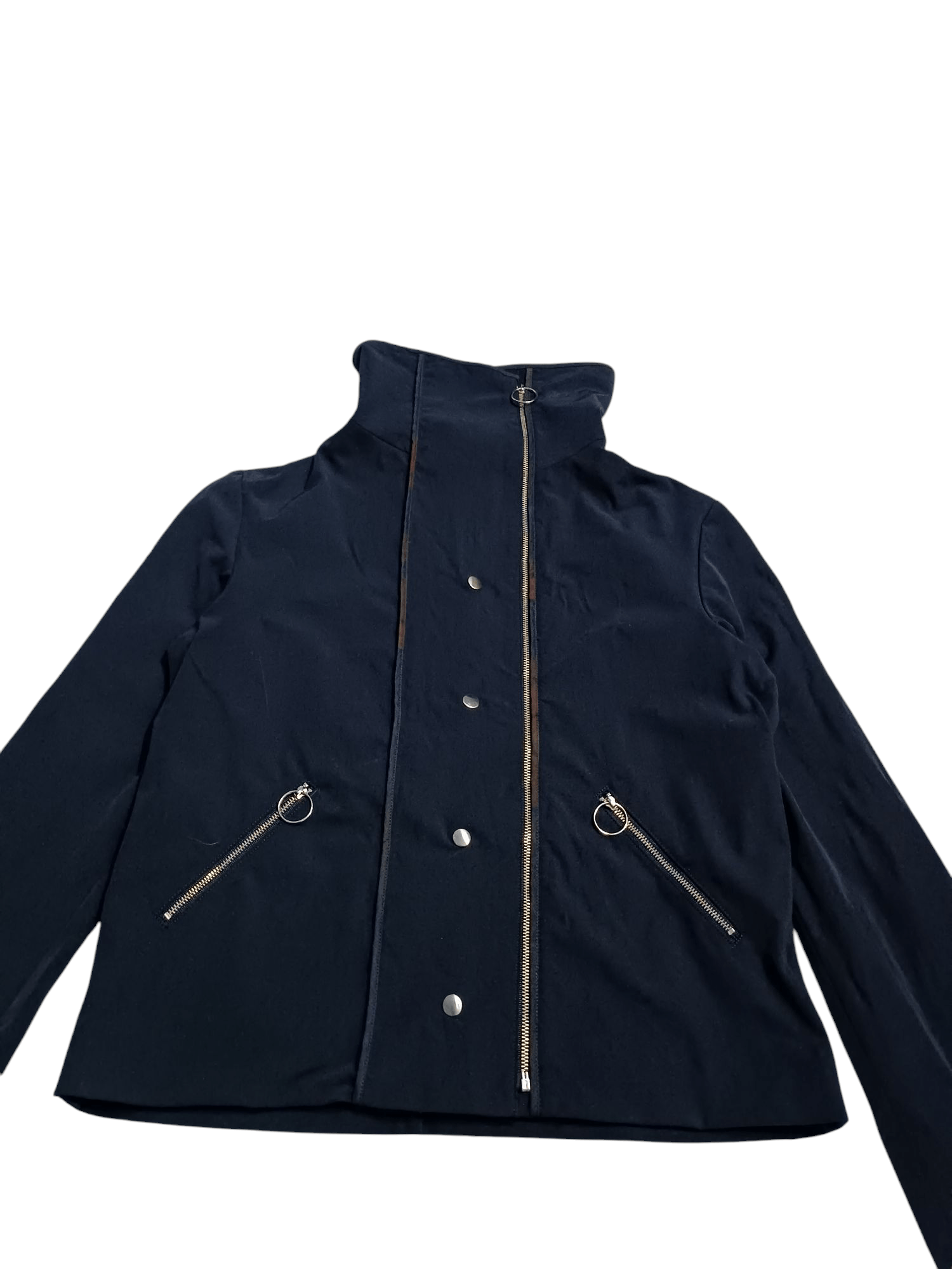 Japanese Brand Planet Remix Co.JP Crop Zip Up Turtleneck Size S / US 4 / IT 40 - 4 Thumbnail