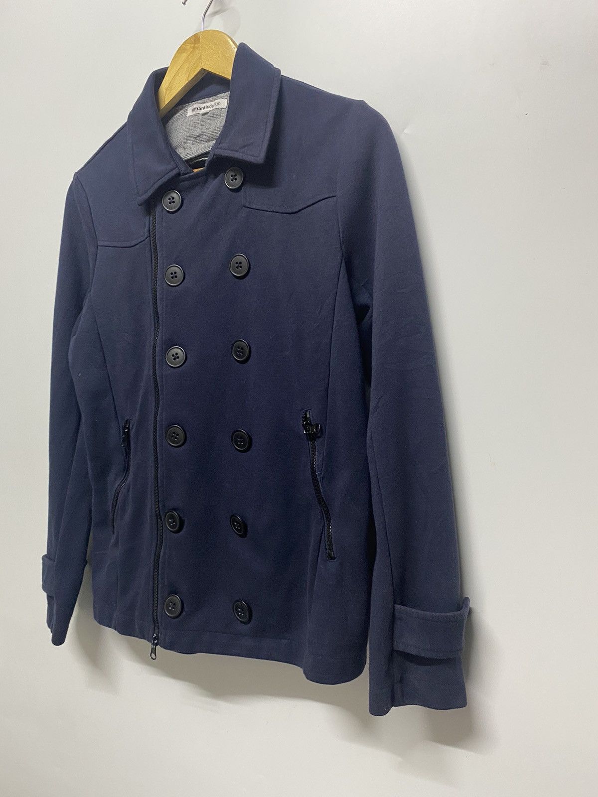 If Six Was Nine × Japanese Brand × semanticdesign Japanese Brand Semantic Design Cotton Peacoat Jacket Size US M / EU 48-50 / 2 - 4 Thumbnail