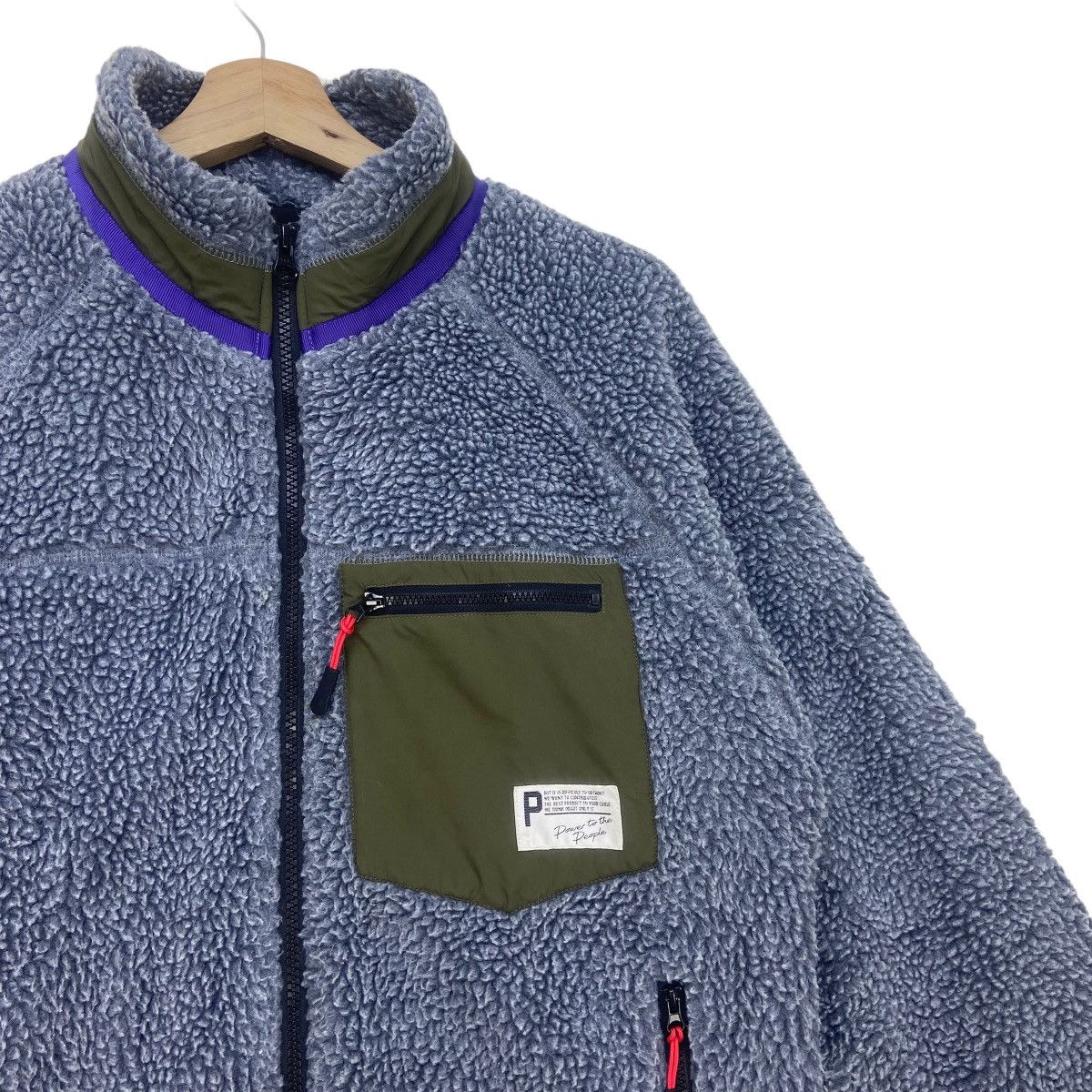 Japanese Brand Japanese Brand Power To The People Deep Pile Fleece Sherpa Size US S / EU 44-46 / 1 - 6 Thumbnail