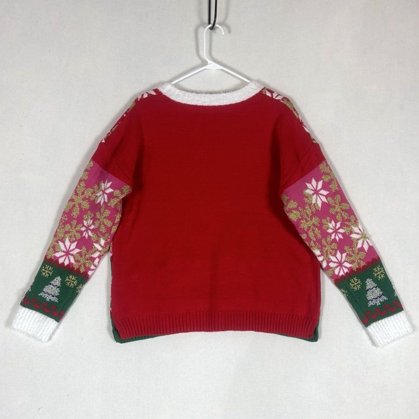 Vintage VINTAGE Ugly Christmas Sweater NEW Womens Juniors XL 16-18 Holiday Merry X-mas Red NWT Size XL / US 12-14 / IT 48-50 - 7 Thumbnail