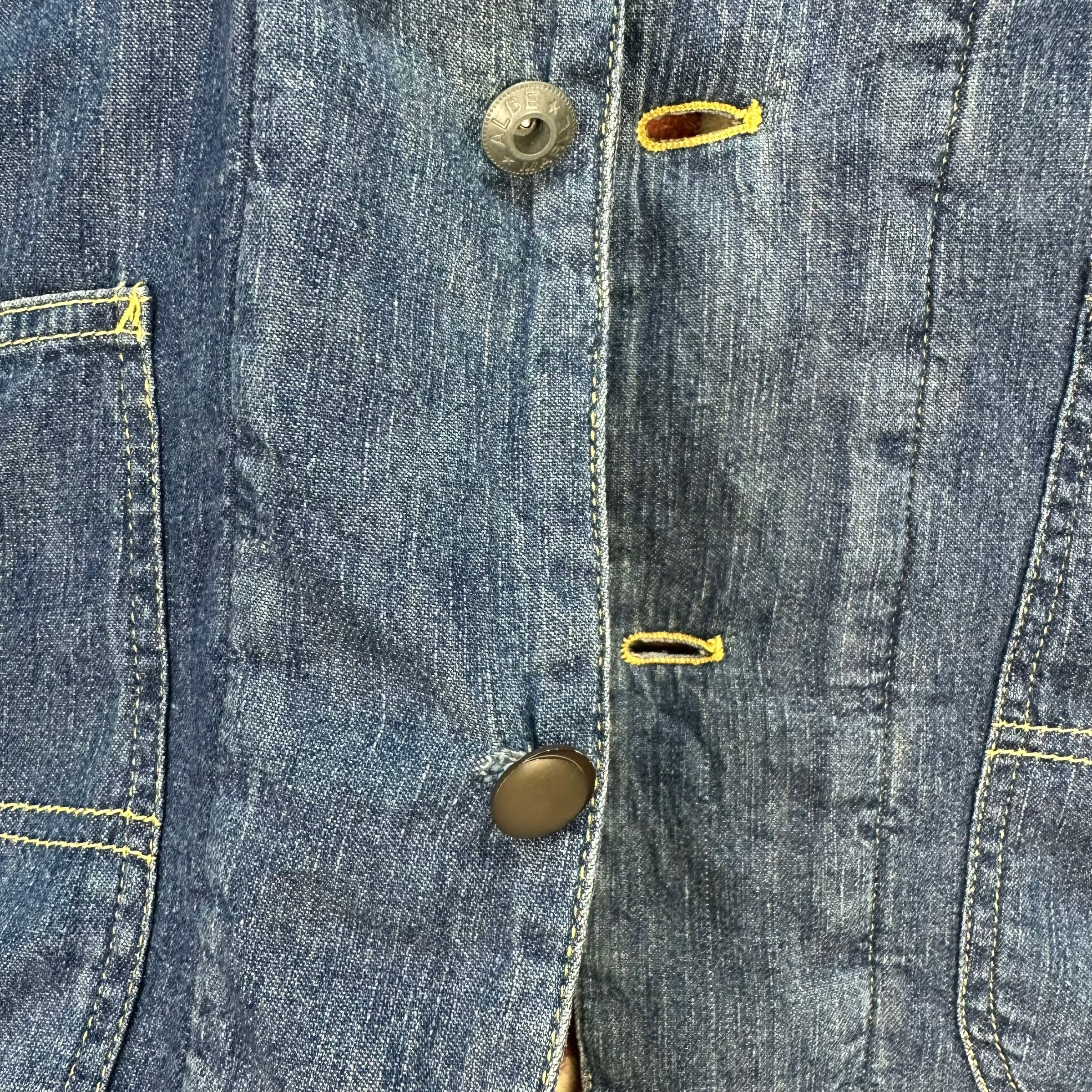 Vintage ALBEMARLE STYLISH GARMENT PERSON DENIM CHORE JACKET 7522-151 Size US M / EU 48-50 / 2 - 8 Thumbnail