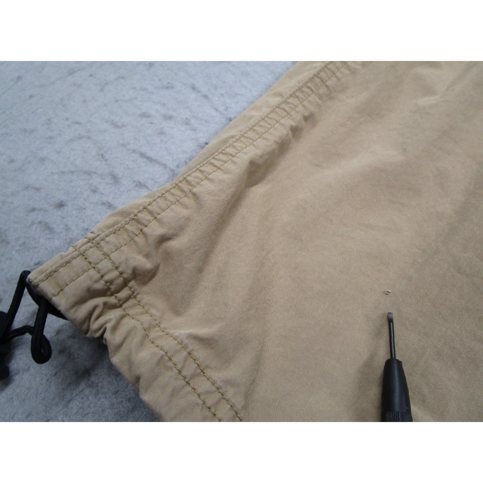 Abercrombie & Fitch VINTAGE Abercrombie & Fitch Pants Men Medium Beige Belted Convertible Cargo Pants 90s Army Bohemian Nature Outdoor Pocketless? Size US 31 - 5 Thumbnail