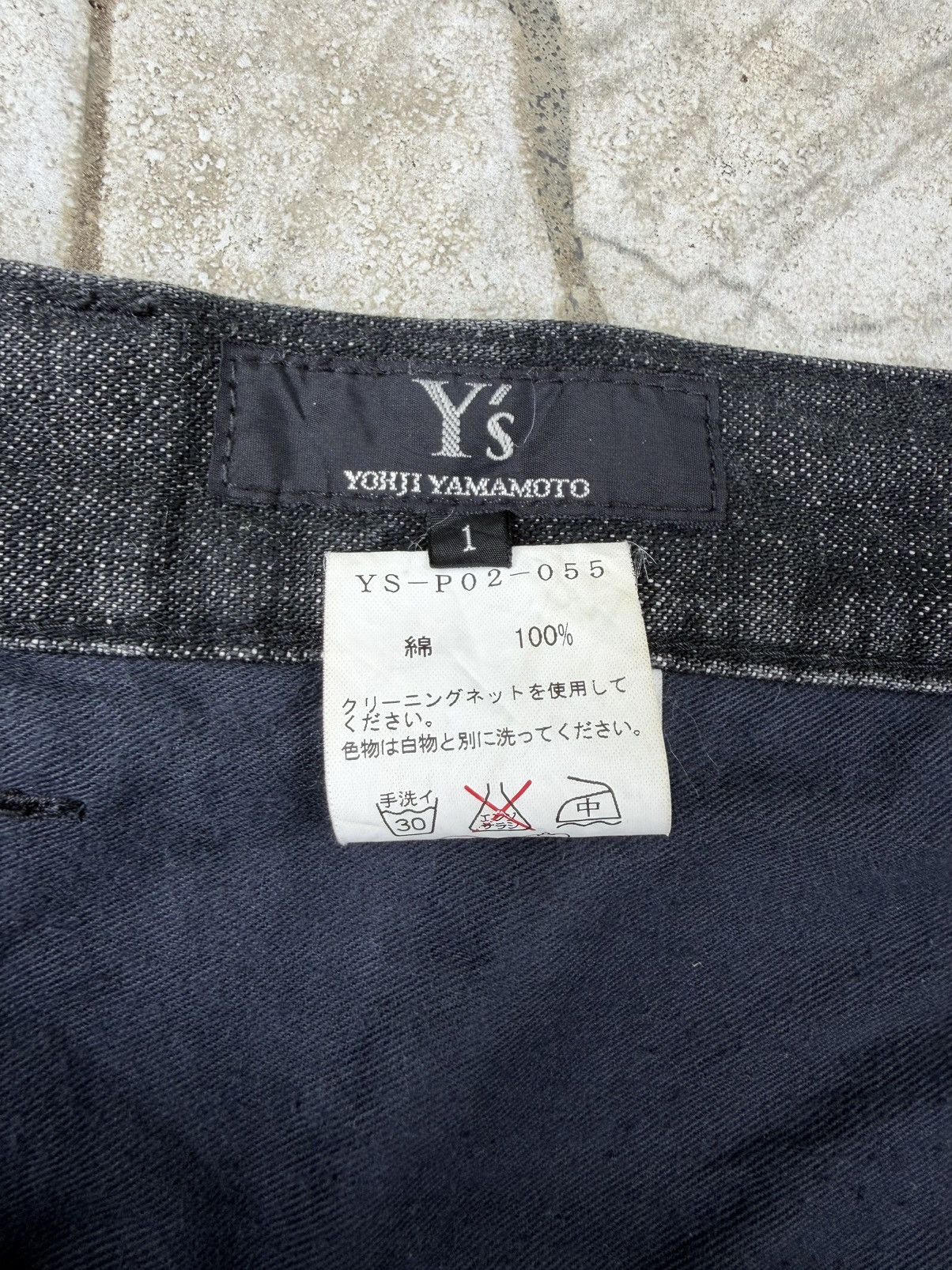 Yohji Yamamoto Y’s by Yohji Yamamoto Asymmetrical Sideways Denim Size US 34 / EU 50 - 11 Thumbnail