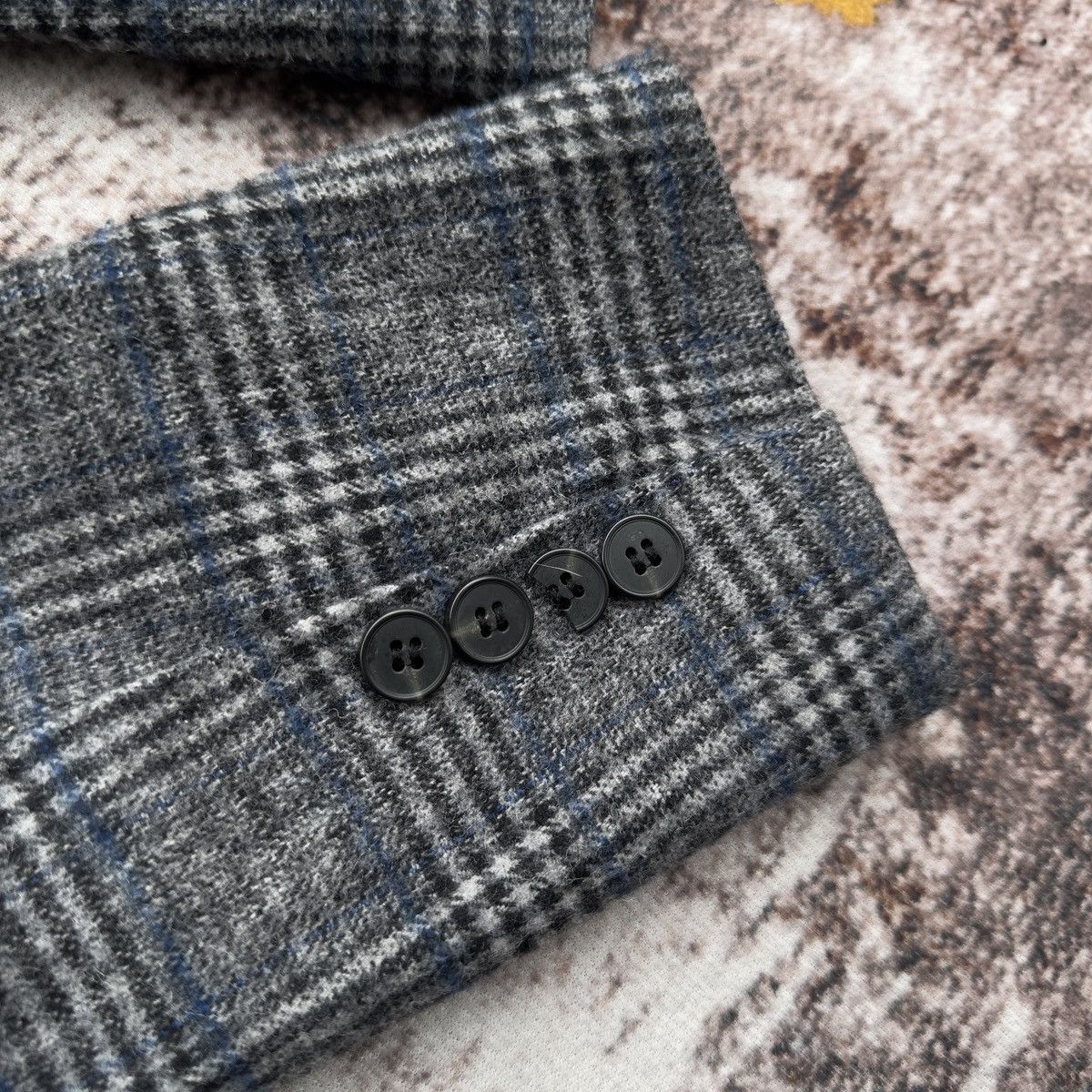 Burberry VINTAGE BURBERRY LONDON CHECK WOOL BLAZER JACKET RARE Size 42R - 15 Thumbnail