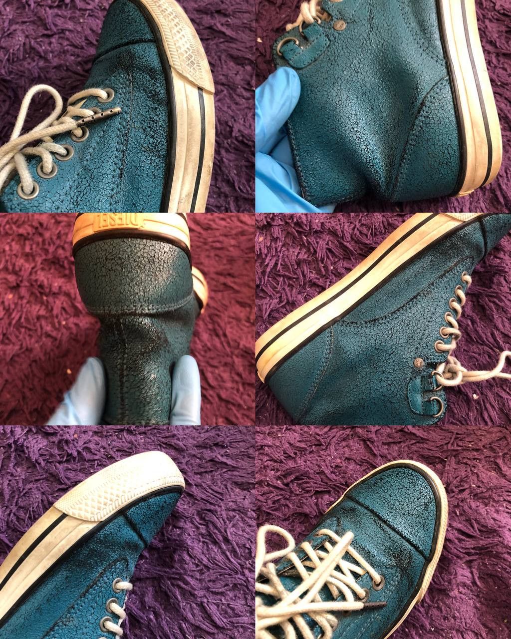 Diesel Diesel Diesel vintage HI-top sneakers shoes y2k Size US 7 / IT 37 - 22 Thumbnail