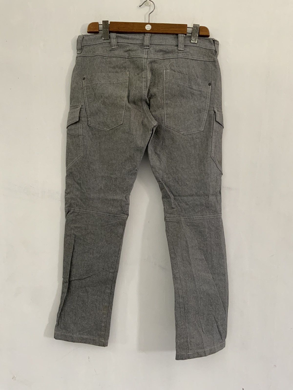 If Six Was Nine Grey Denim Cargo Multipocket Pant Size US 34 / EU 50 - 2 Thumbnail