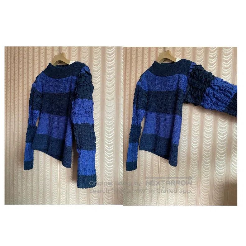 Issey Miyake Issey Miyake Irregular Cut Pleated Silk Set Asymmetrical C Size M / US 6-8 / IT 42-44 - 4 Thumbnail