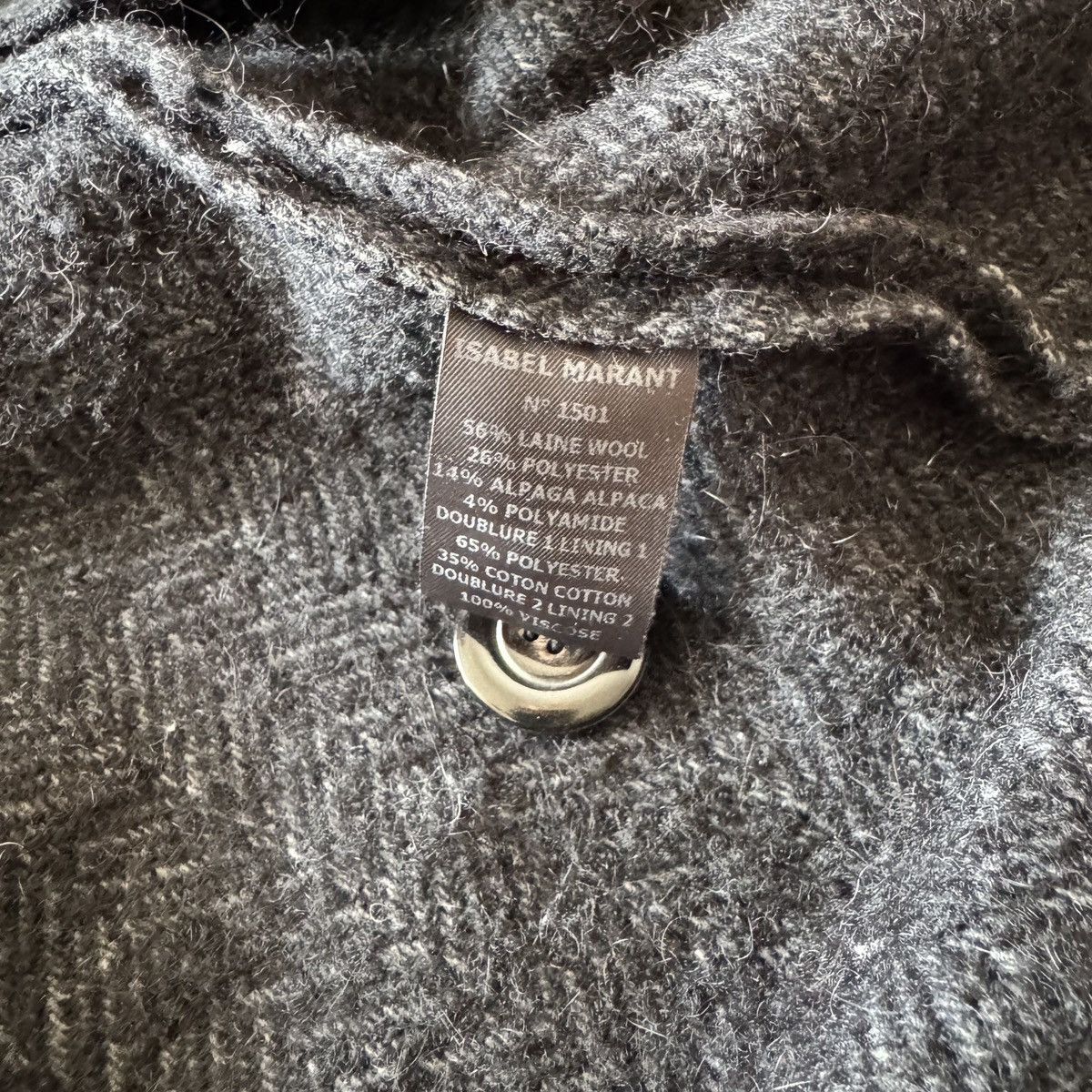 Isabel Marant 🔥🔥 Isabel Marant Grey Wool Coat Size L / US 10 / IT 46 - 8 Thumbnail