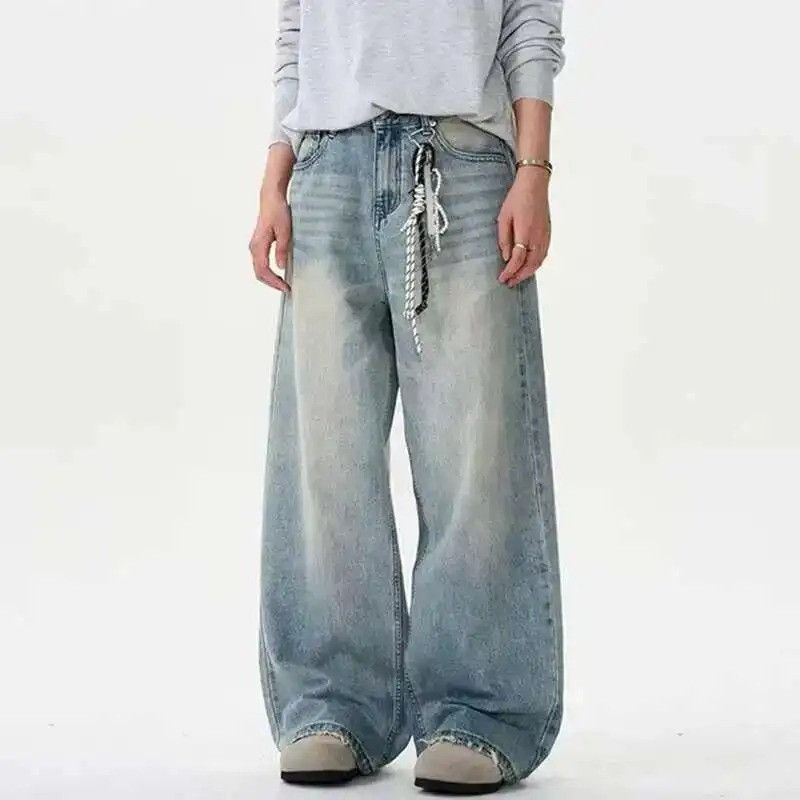 Jean Sunfade Drift Wide Leg Jeans Size US 33 - 1 Thumbnail