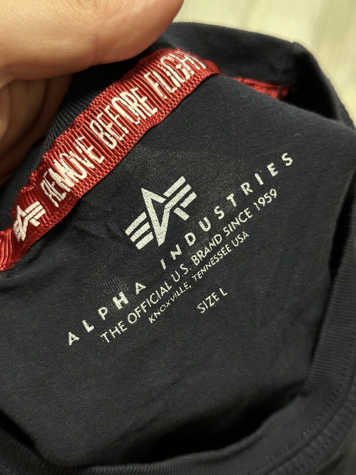 Alpha Industries Alpha Industries Nasa T-shirt sz L Size US L / EU 52-54 / 3 - 3 Thumbnail