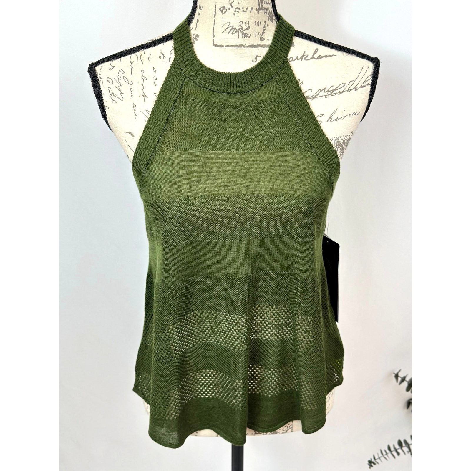 Other MPG Sport Halter Sleeveless Tank Top Allude S Size S / US 4 / IT 40 - 3 Thumbnail