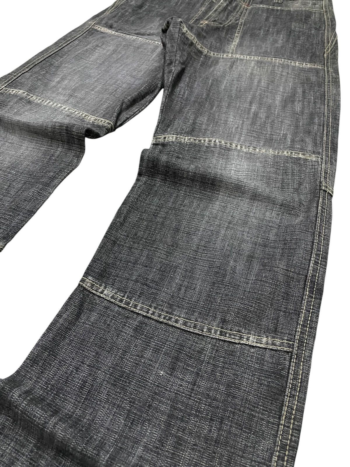 Eternal × Japanese Brand × Le Grande Bleu (L.G.B.) Eternal Bitchu Kurashiki Paneling Stone Wash Denim Jeans Size US 29 - 6 Thumbnail