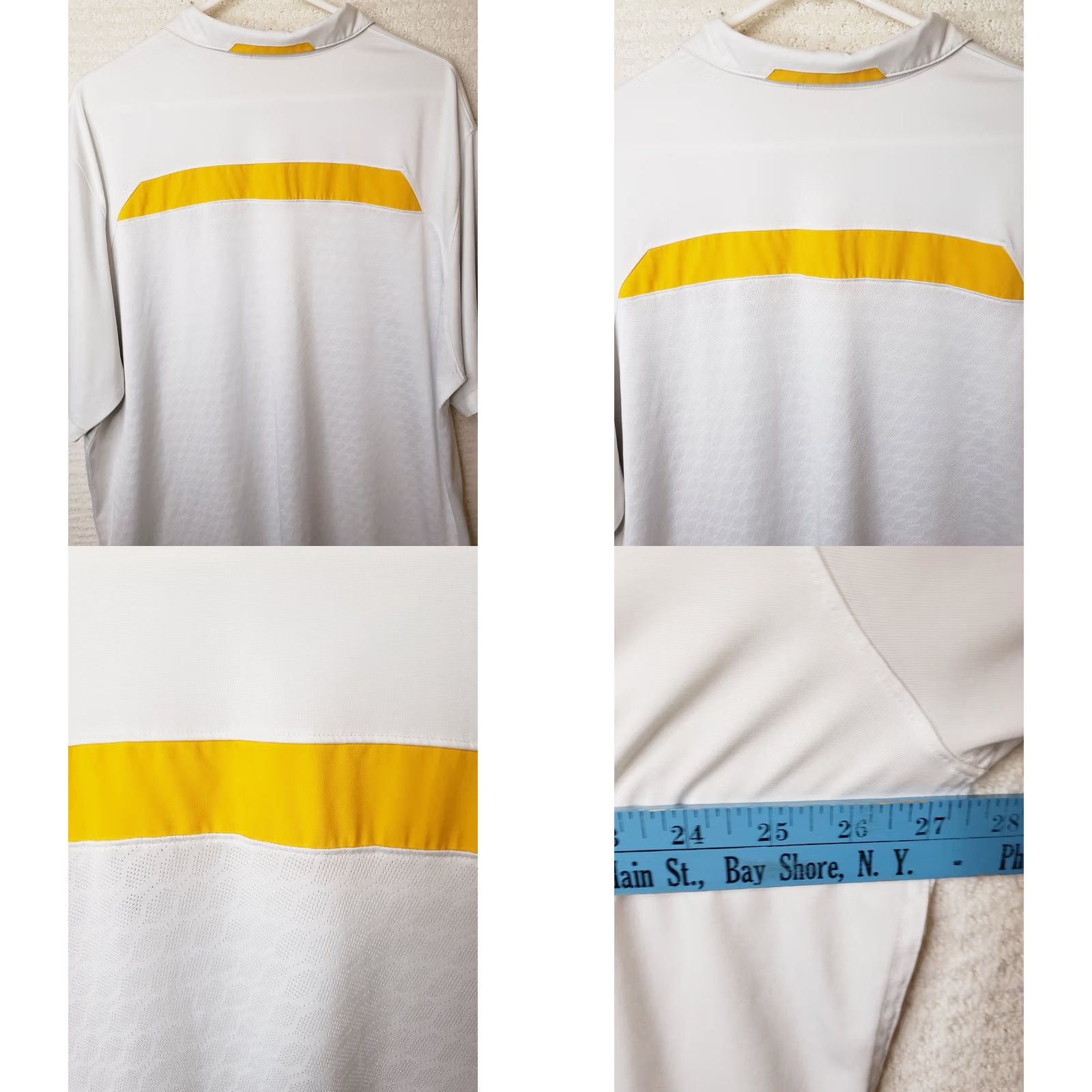 Nike Nike Georgia Tech Yellow Jackets Polo Shirt Men 2XL White Short Sleeve Size US XXL / EU 58 / 5 - 8 Thumbnail