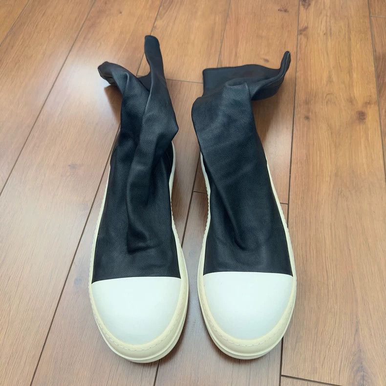 Rick Owens Rick Owens Mid-Calf Sock Boots in Orange-dmc Size US 10.5 / EU 43-44 - 1 Thumbnail