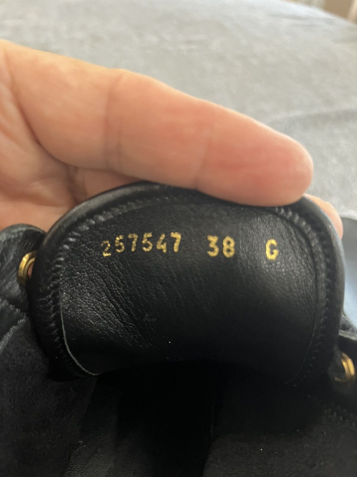 Gucci Gucci BlackGG Canvas and Leather Size US 7.5 / IT 37.5 - 3 Thumbnail