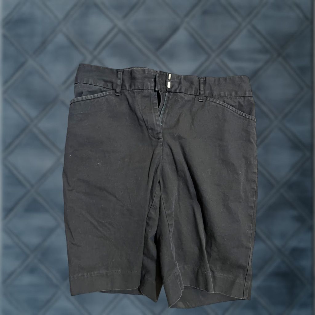 Geoffrey Beene Geoffrey Beene Sport Black Flat Front Bermuda Shorts Size 2 Size US 4.5 / IT 34.5 - 1 Thumbnail